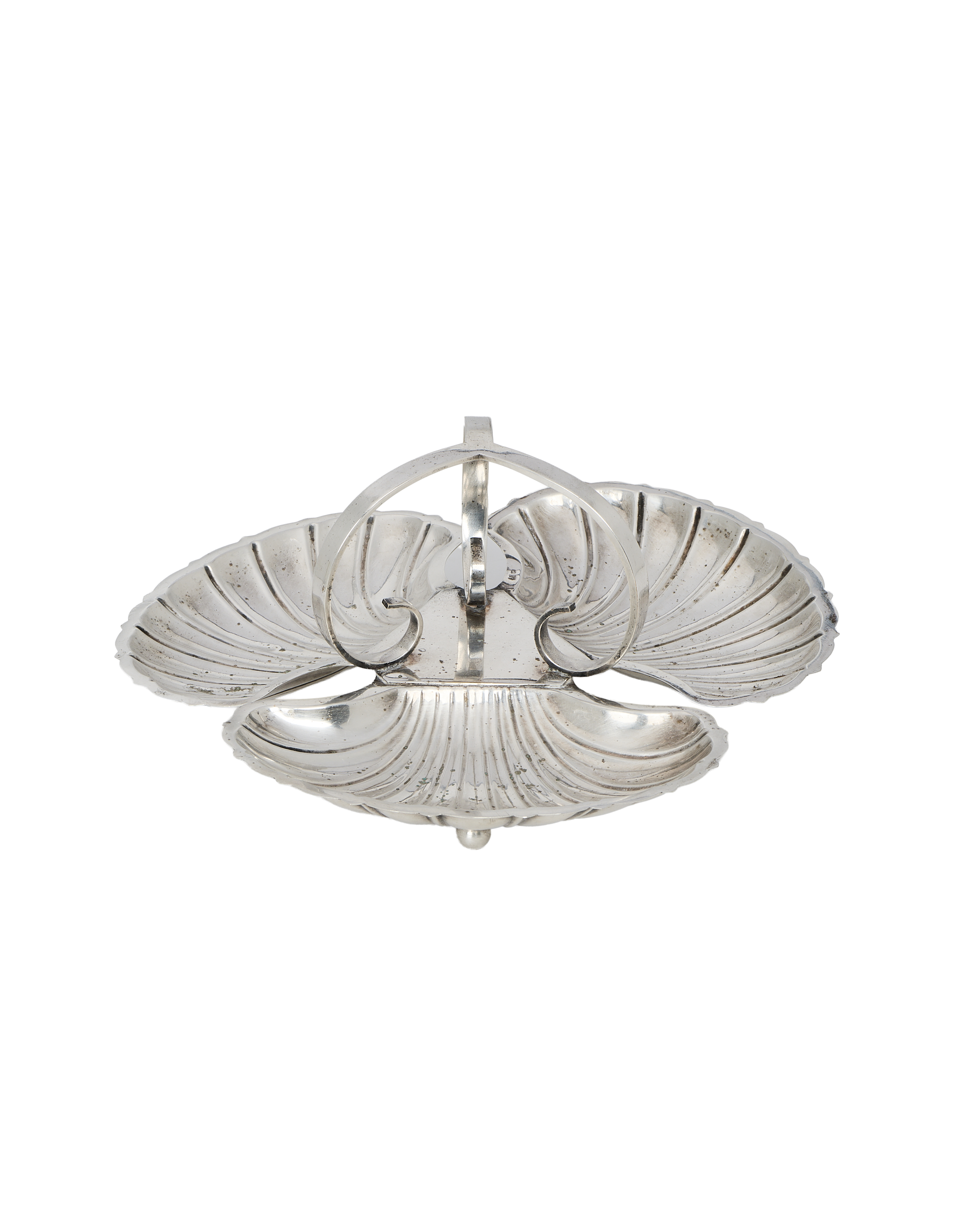 Olive Ateliers - Triple Silver Shell Server