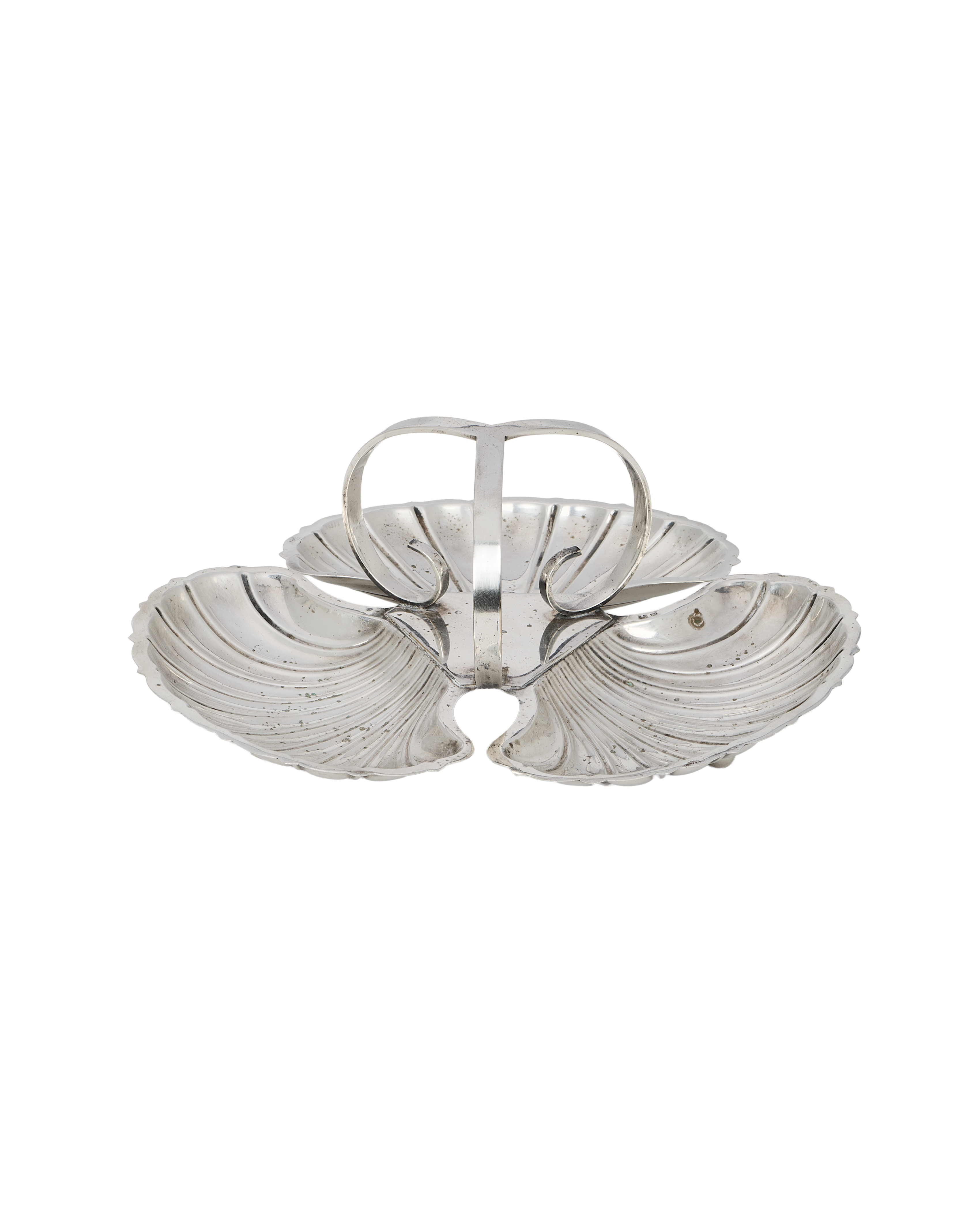 Olive Ateliers - Triple Silver Shell Server