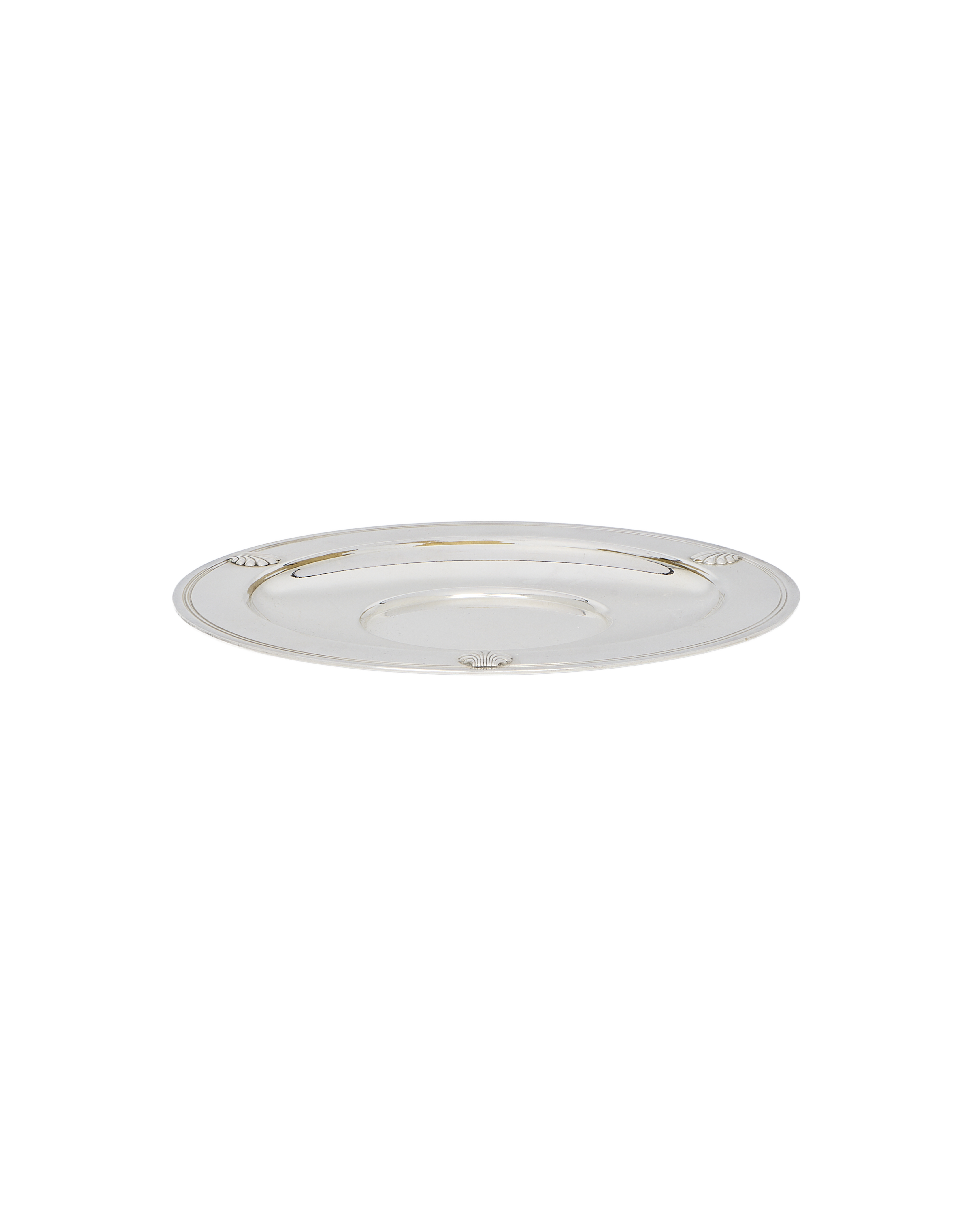 Olive Ateliers - Silver - Plated Plates - Set of 4