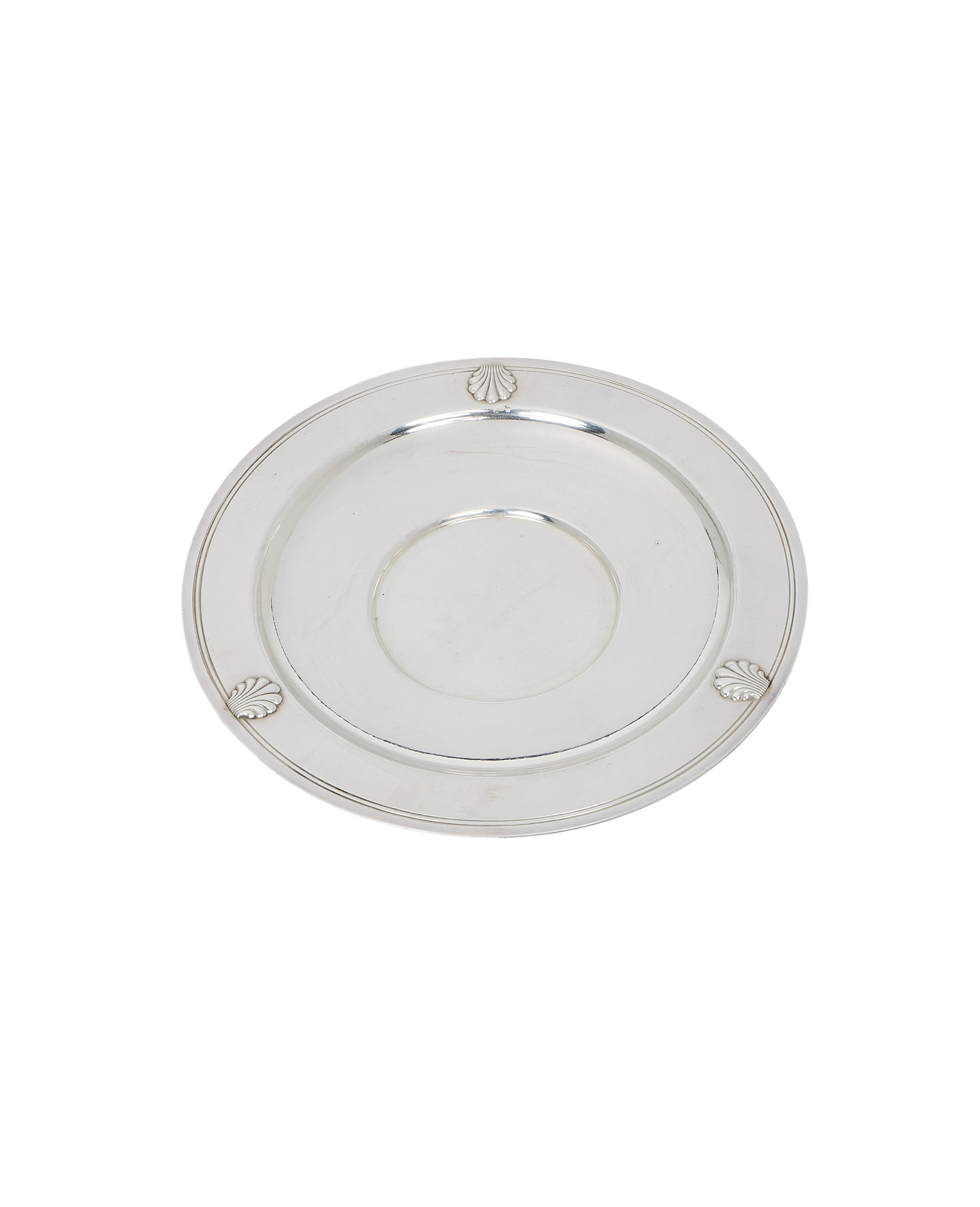 Olive Ateliers - Silver - Plated Plates - Set of 4