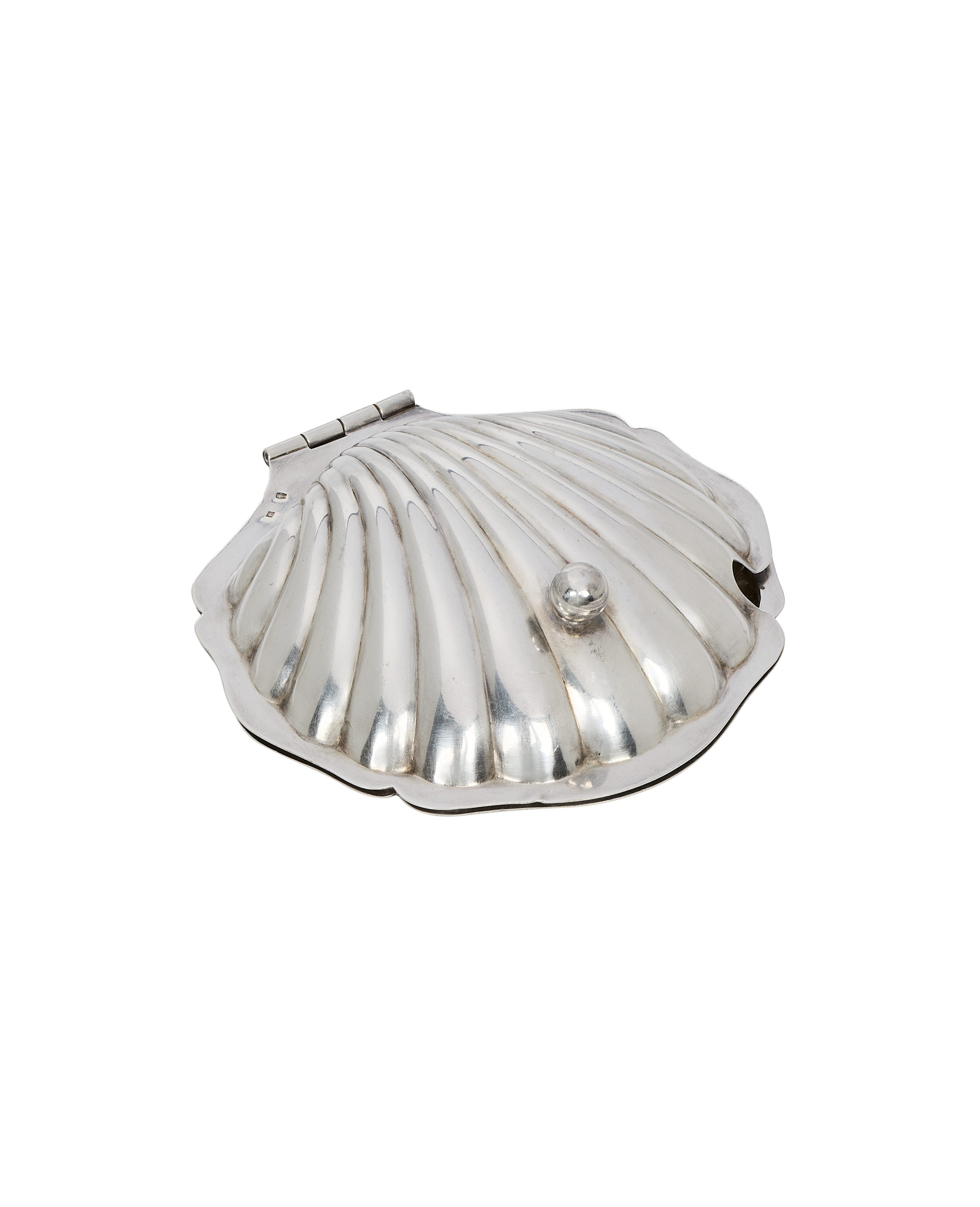 Olive Ateliers - Shell Butter Dish - Silver - Plated