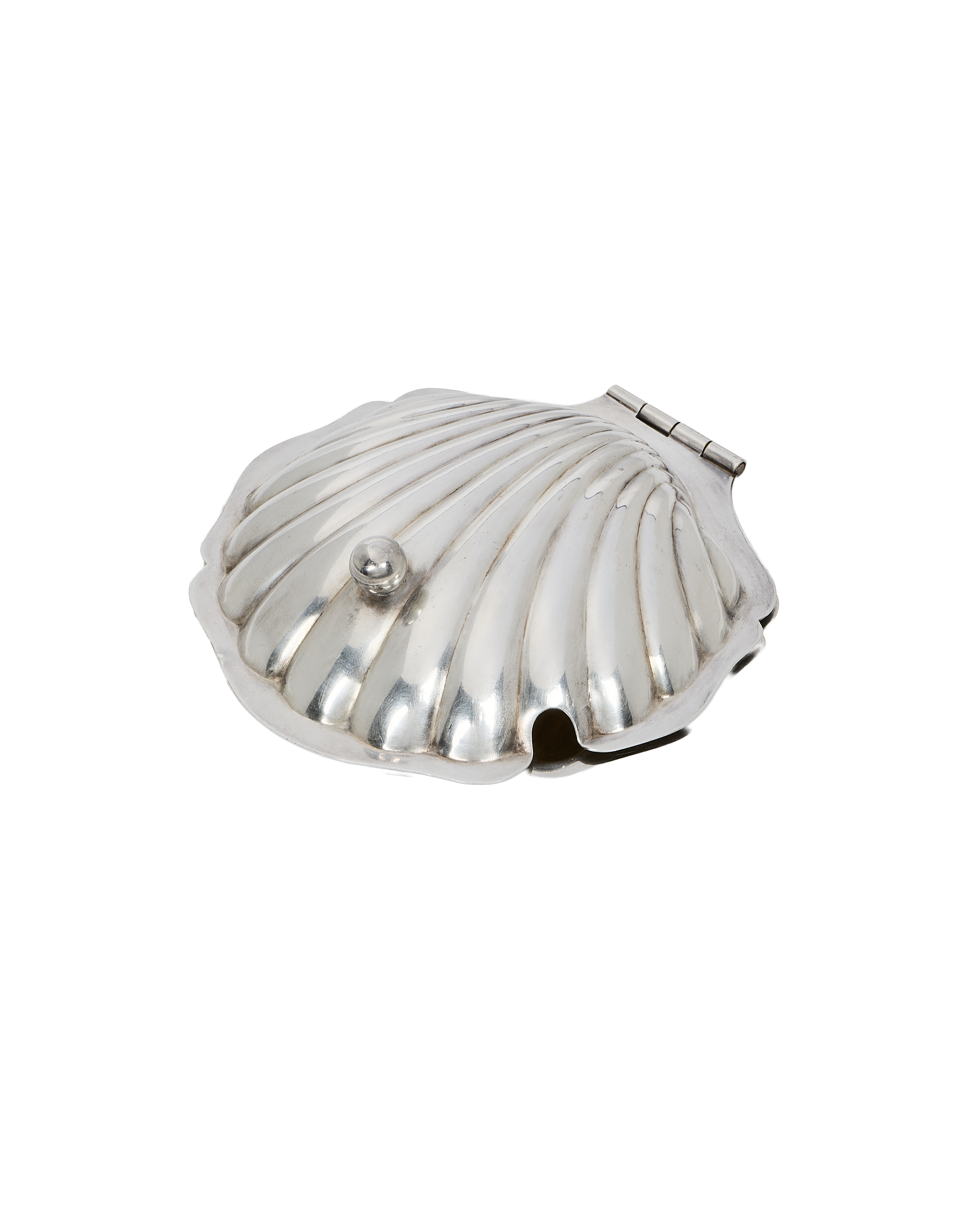 Olive Ateliers - Shell Butter Dish - Silver - Plated