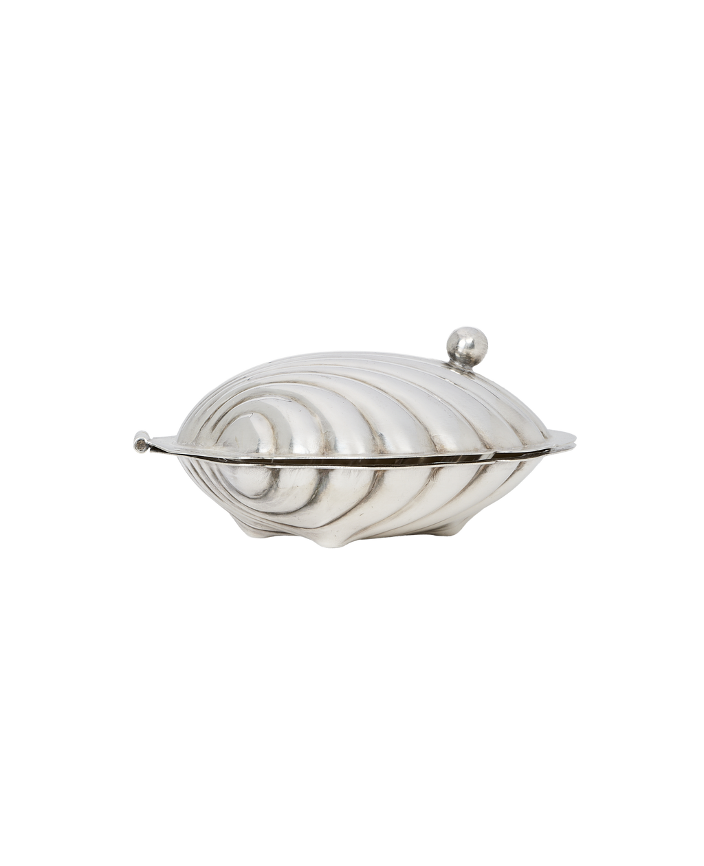 Olive Ateliers - Shell Butter Dish - Silver - Plated