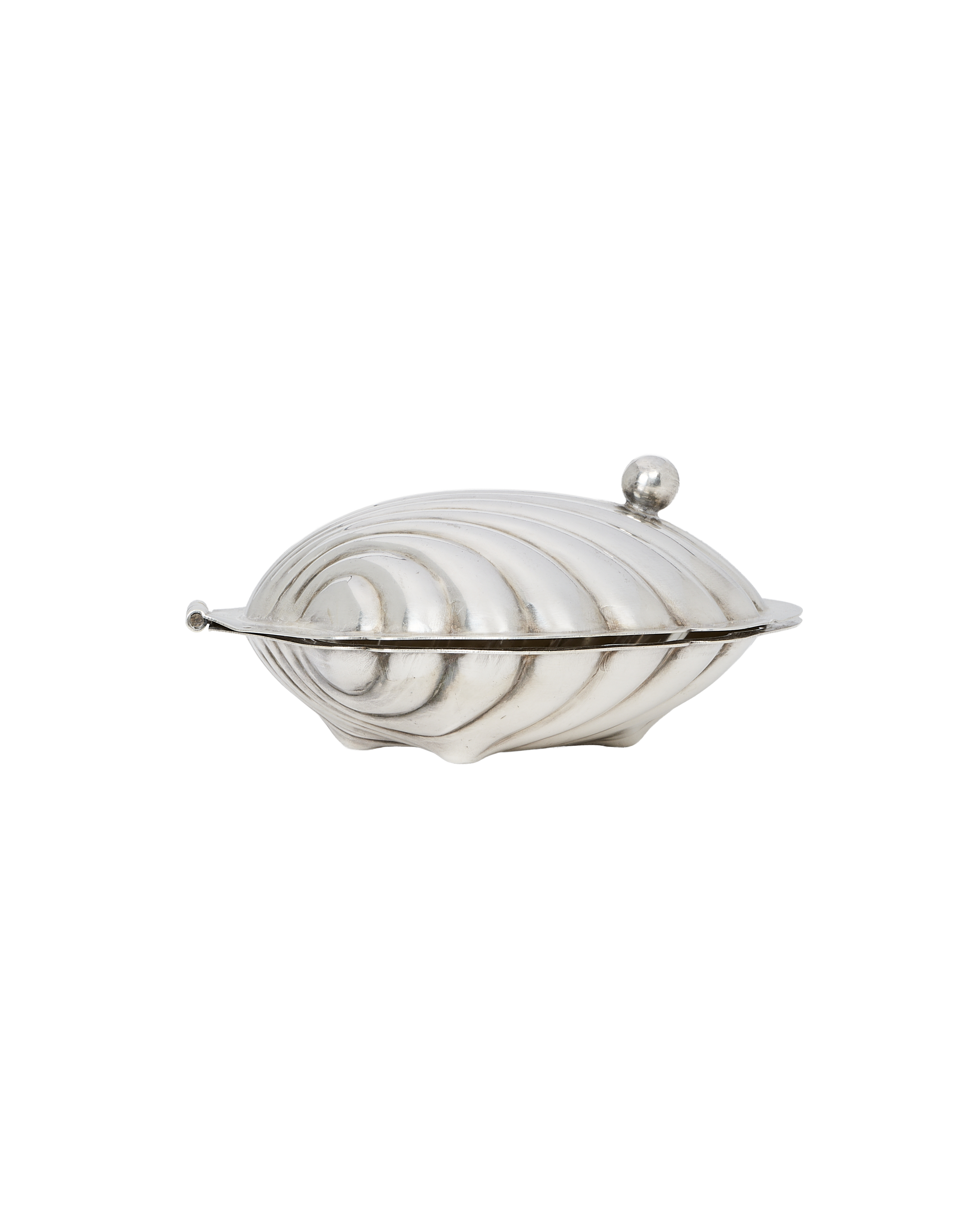 Olive Ateliers - Shell Butter Dish - Silver - Plated