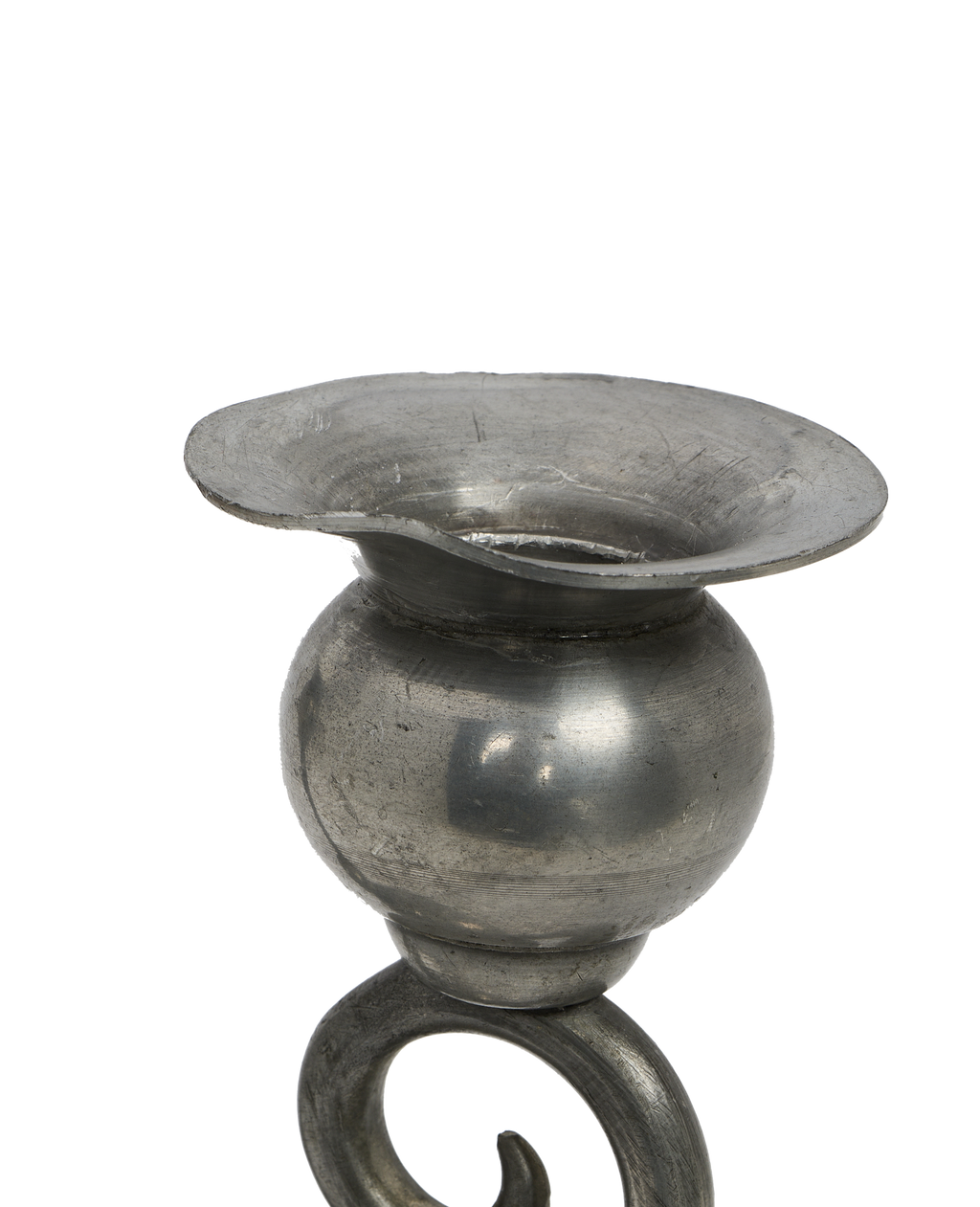 Olive Ateliers - Pewter Spiral Candle Holder