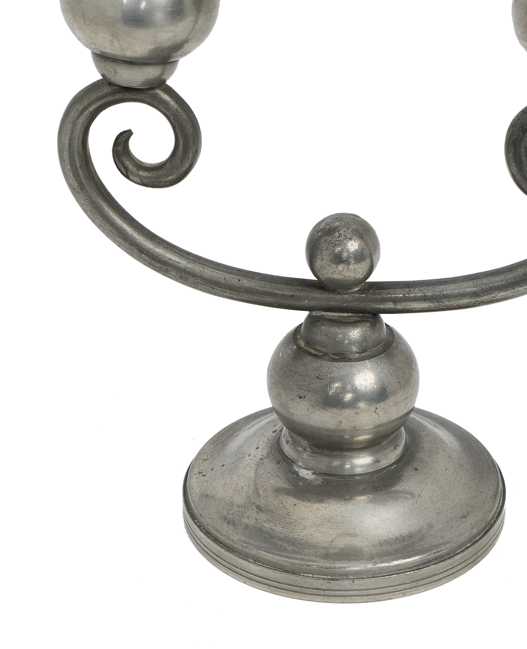 Olive Ateliers - Pewter Spiral Candle Holder