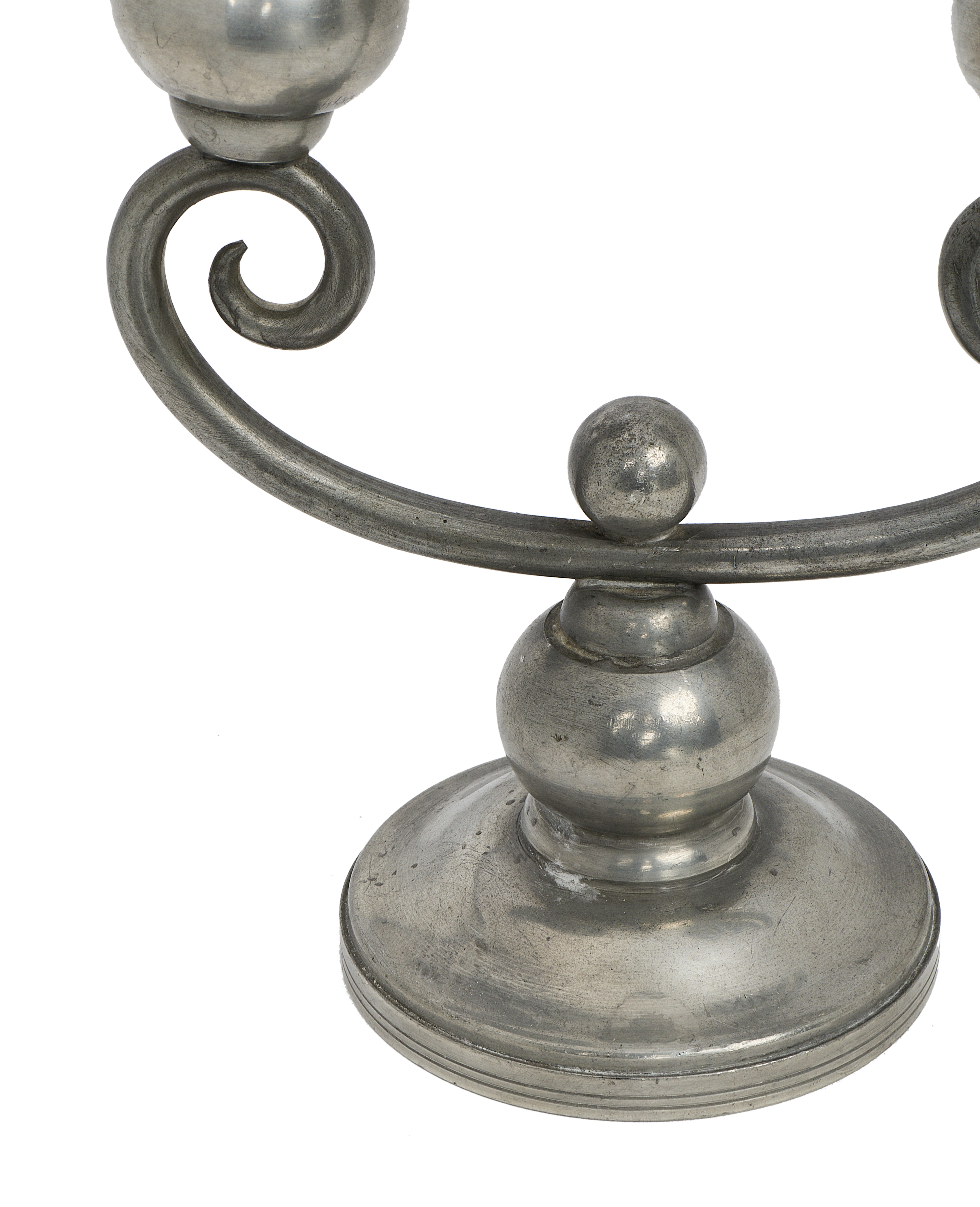 Olive Ateliers - Pewter Spiral Candle Holder
