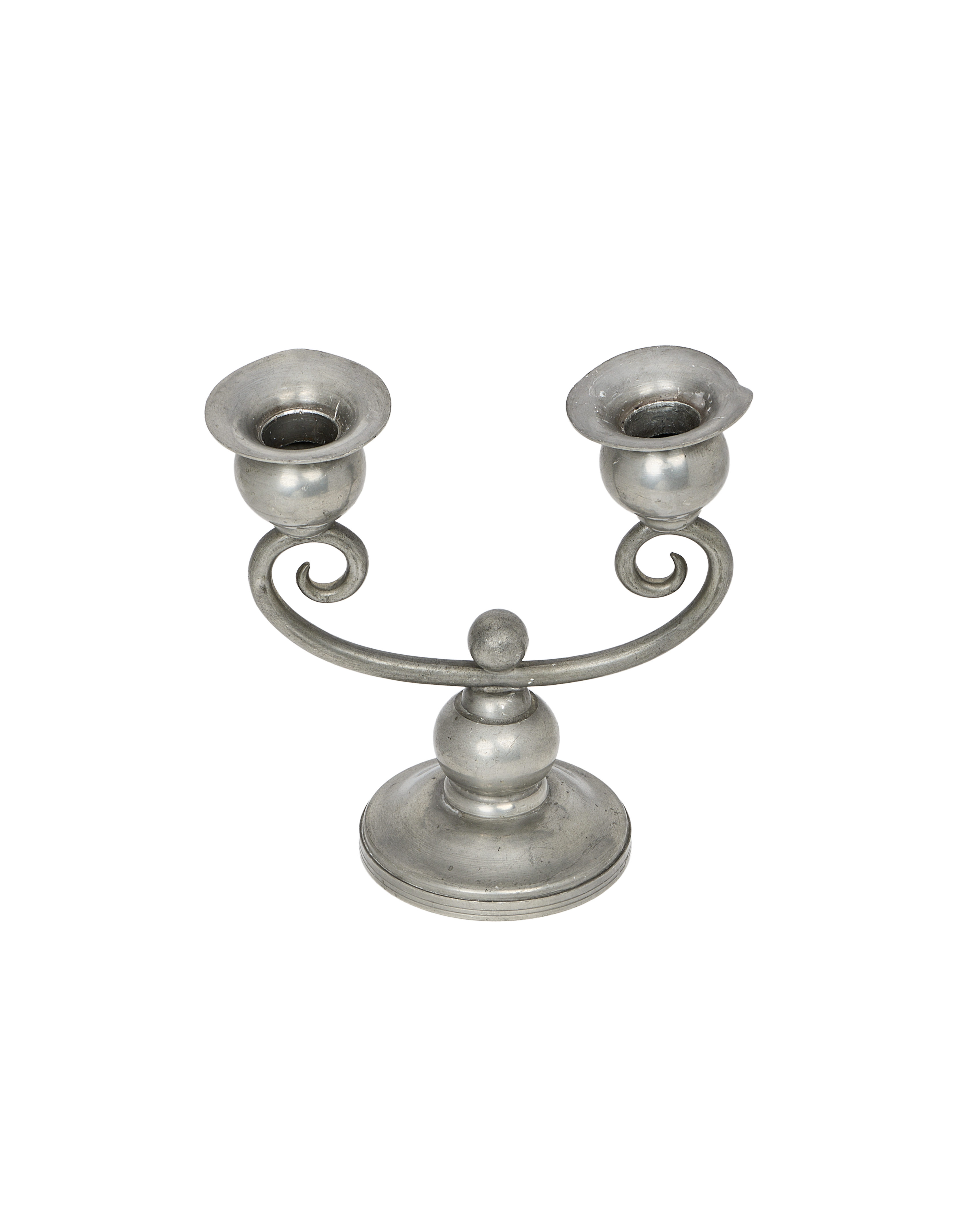 Olive Ateliers - Pewter Spiral Candle Holder