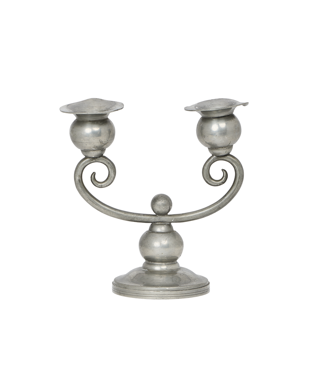 Olive Ateliers - Pewter Spiral Candle Holder