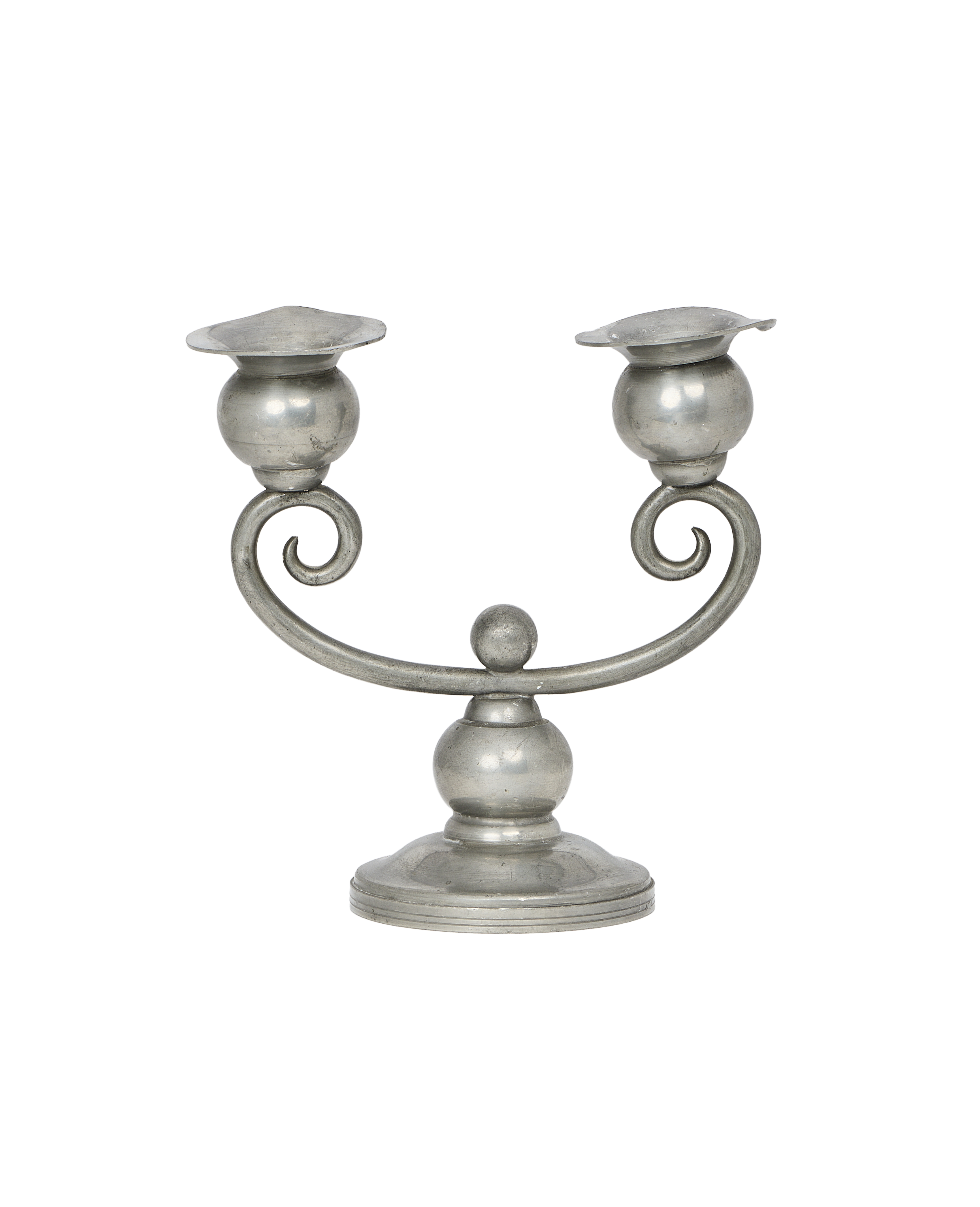 Olive Ateliers - Pewter Spiral Candle Holder