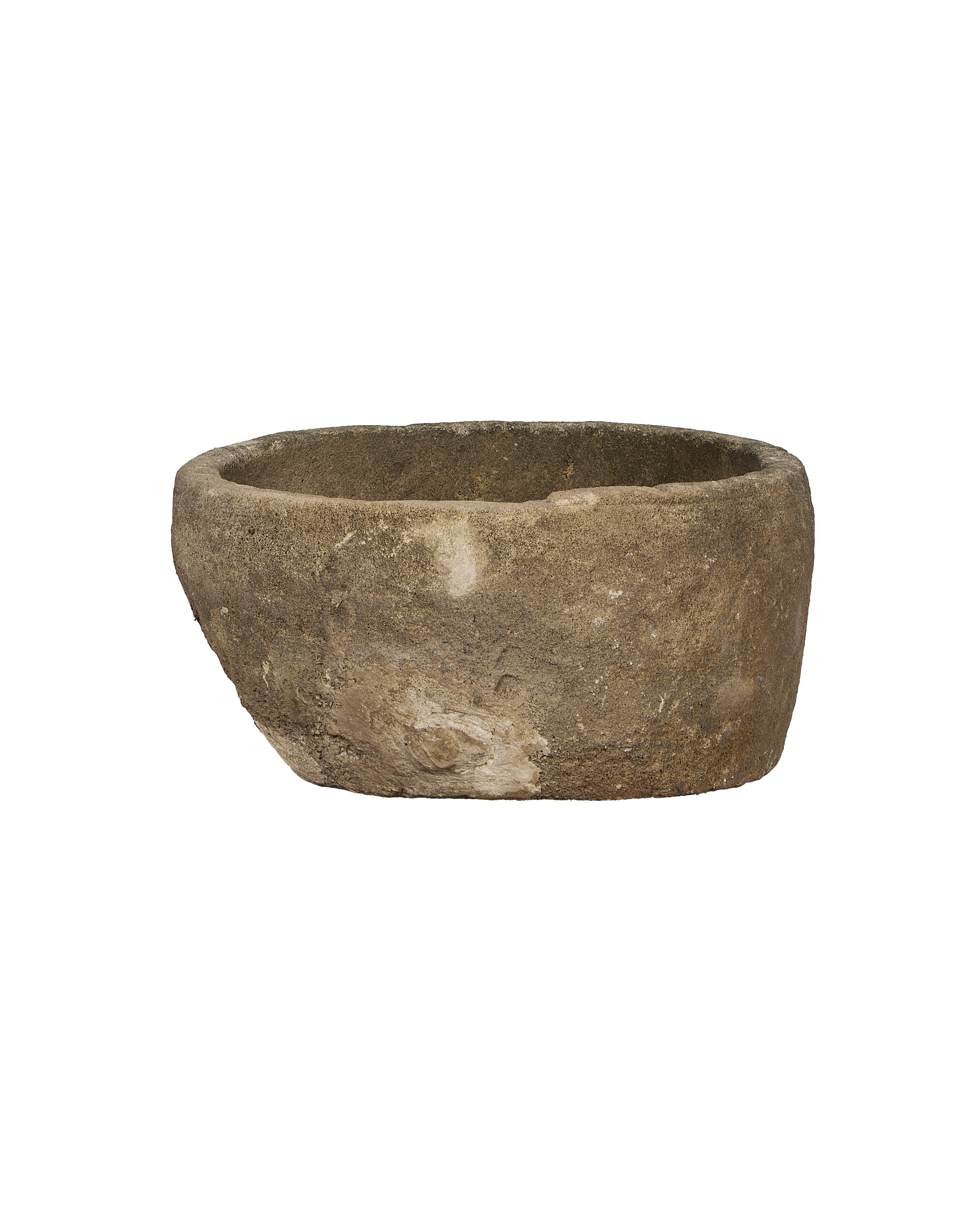 Olive Ateliers - Limestone Trough - Round