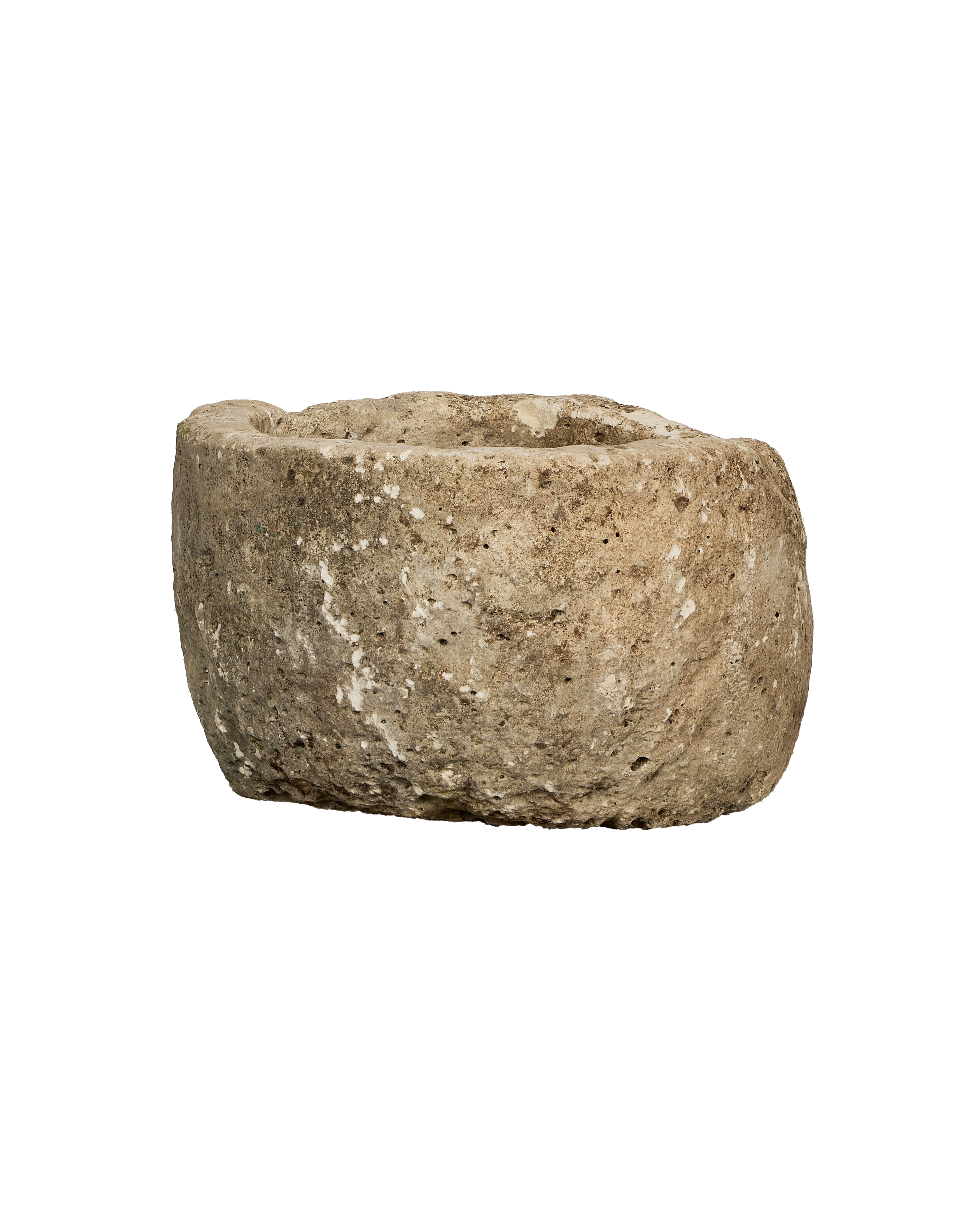 Olive Ateliers - Limestone Trough - Round