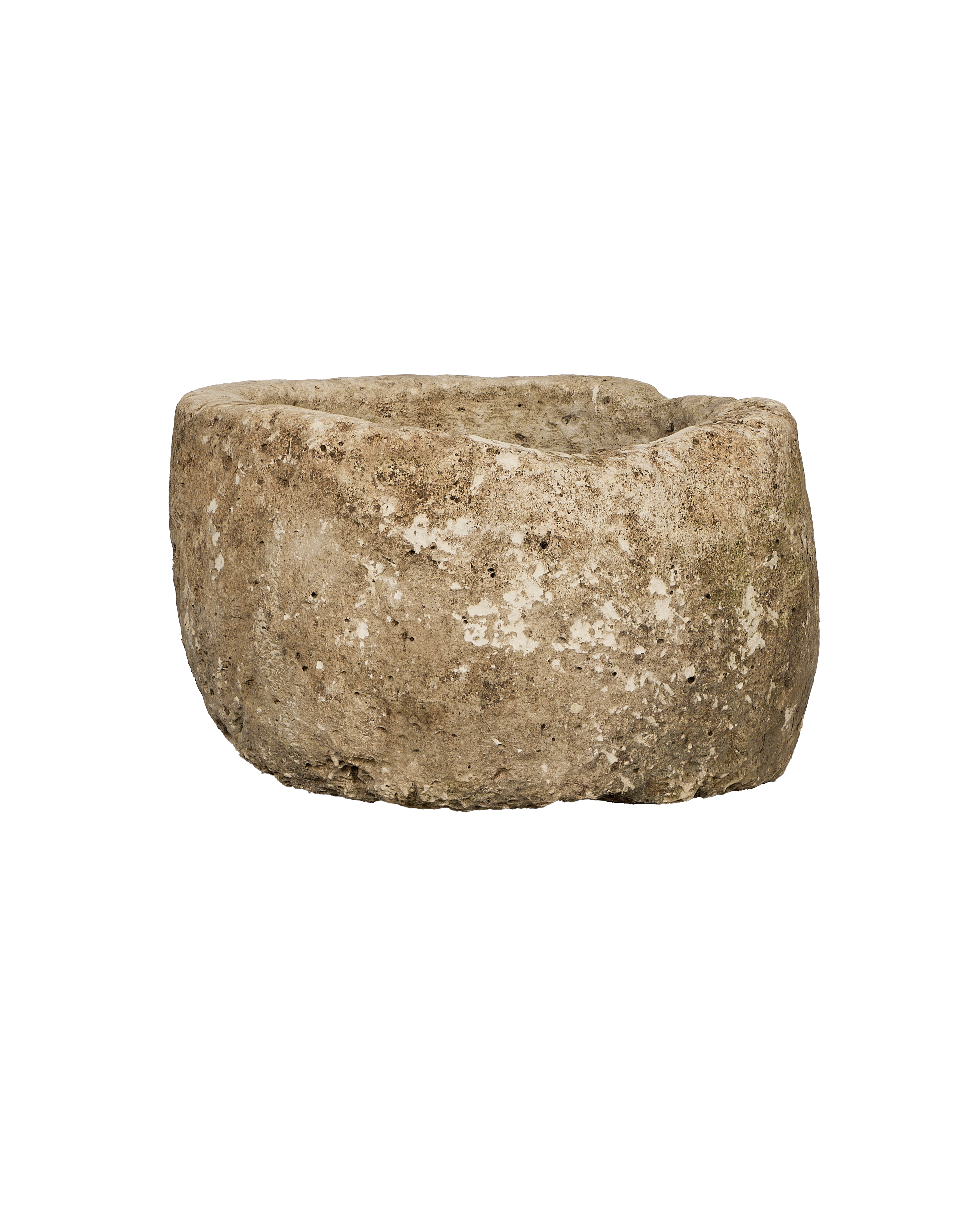 Olive Ateliers - Limestone Trough - Round
