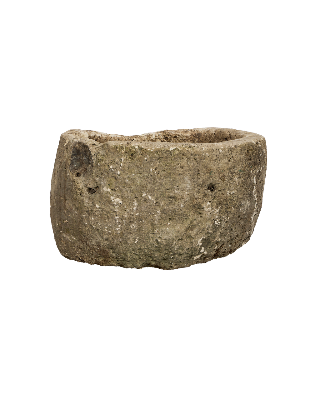 Olive Ateliers - Limestone Trough - Round