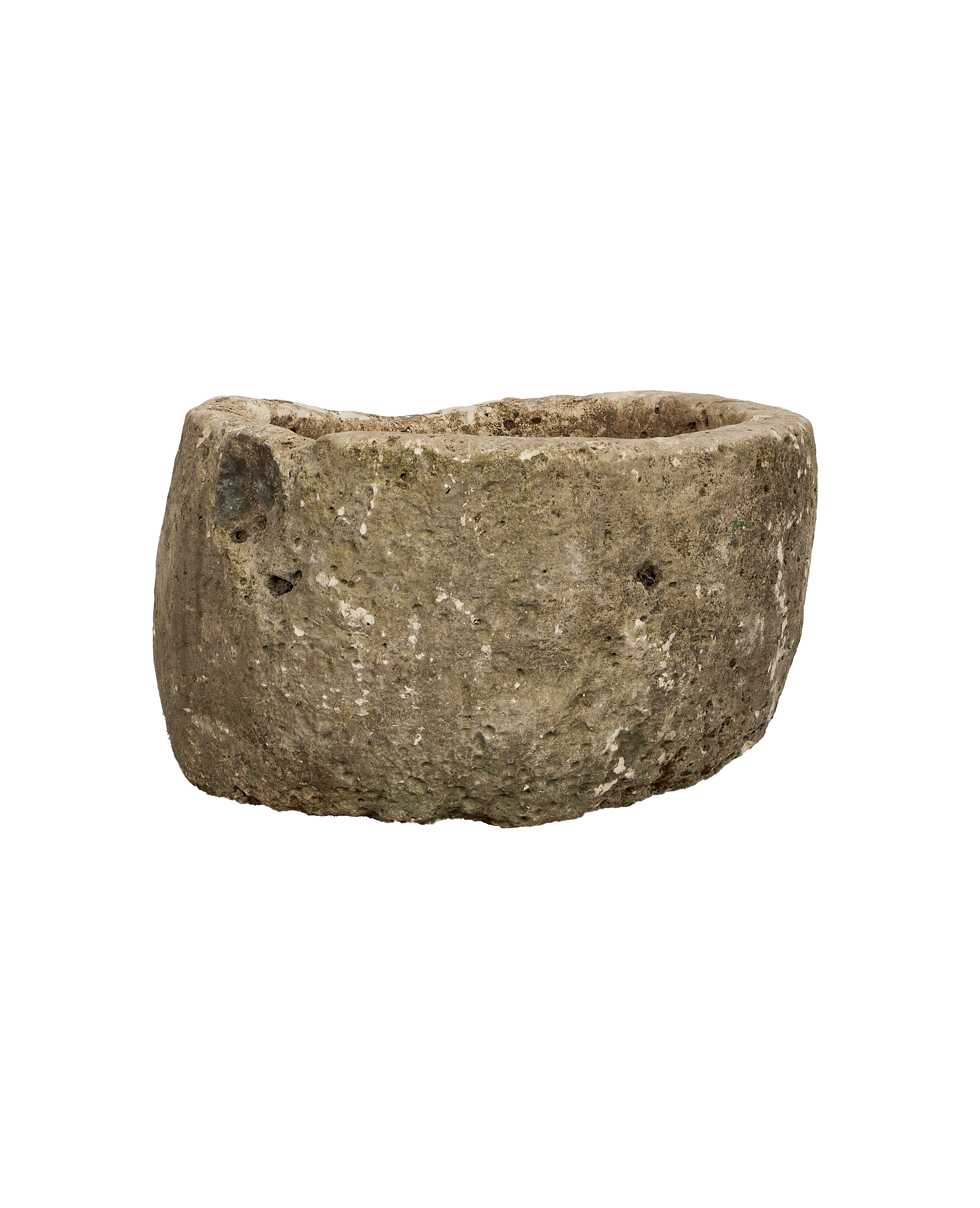 Olive Ateliers - Limestone Trough - Round
