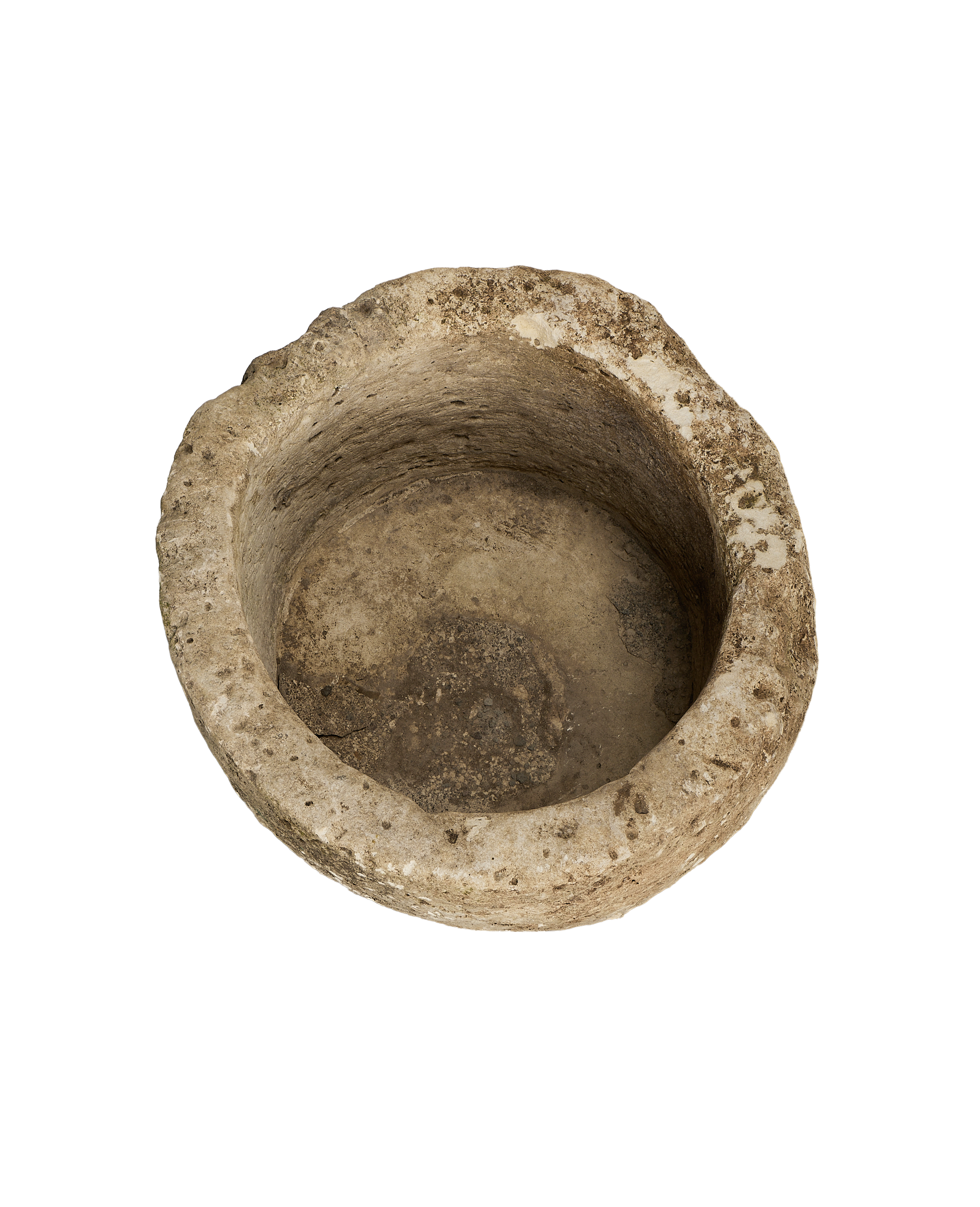 Olive Ateliers - Limestone Trough - Round