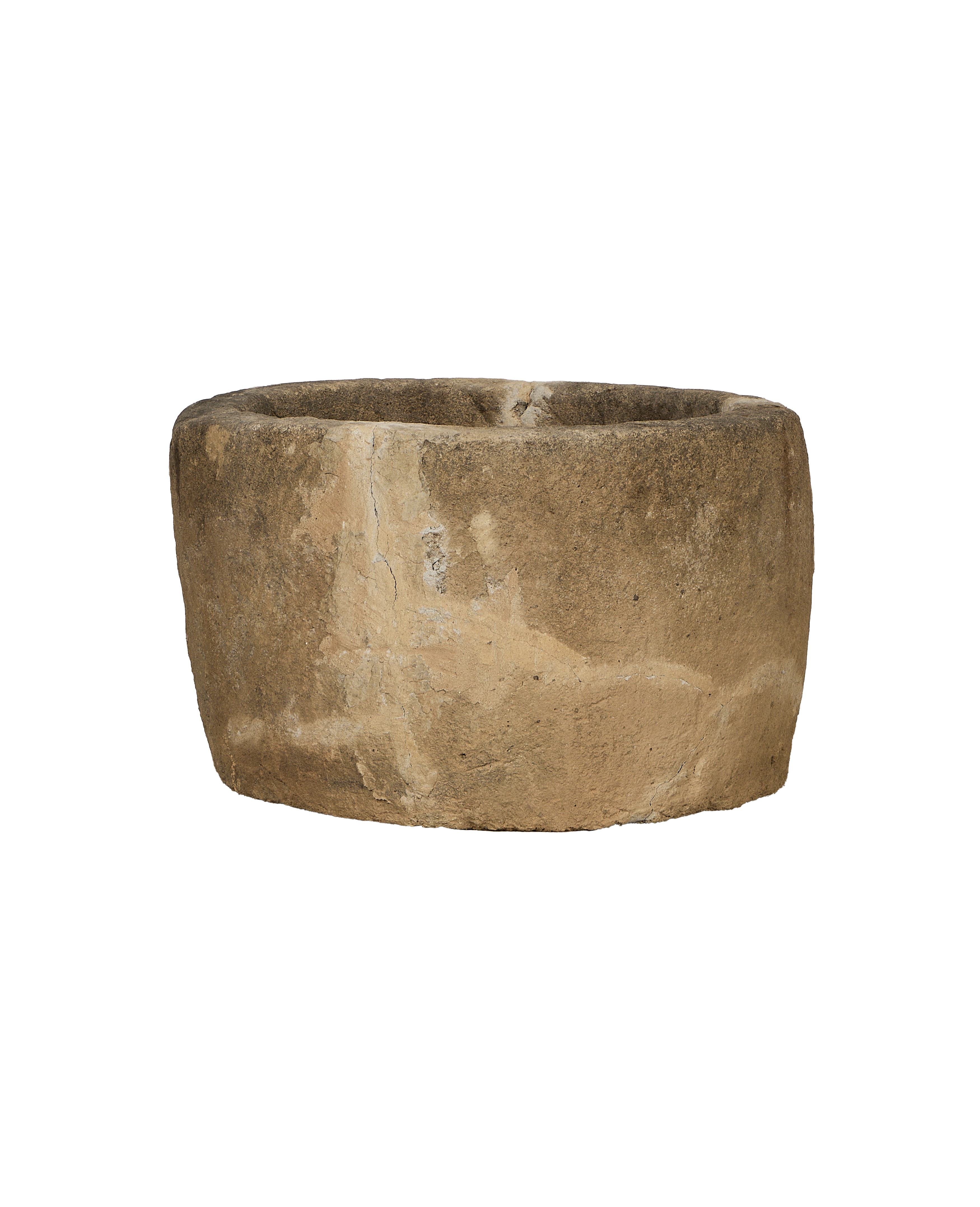 Olive Ateliers - Limestone Trough - Round