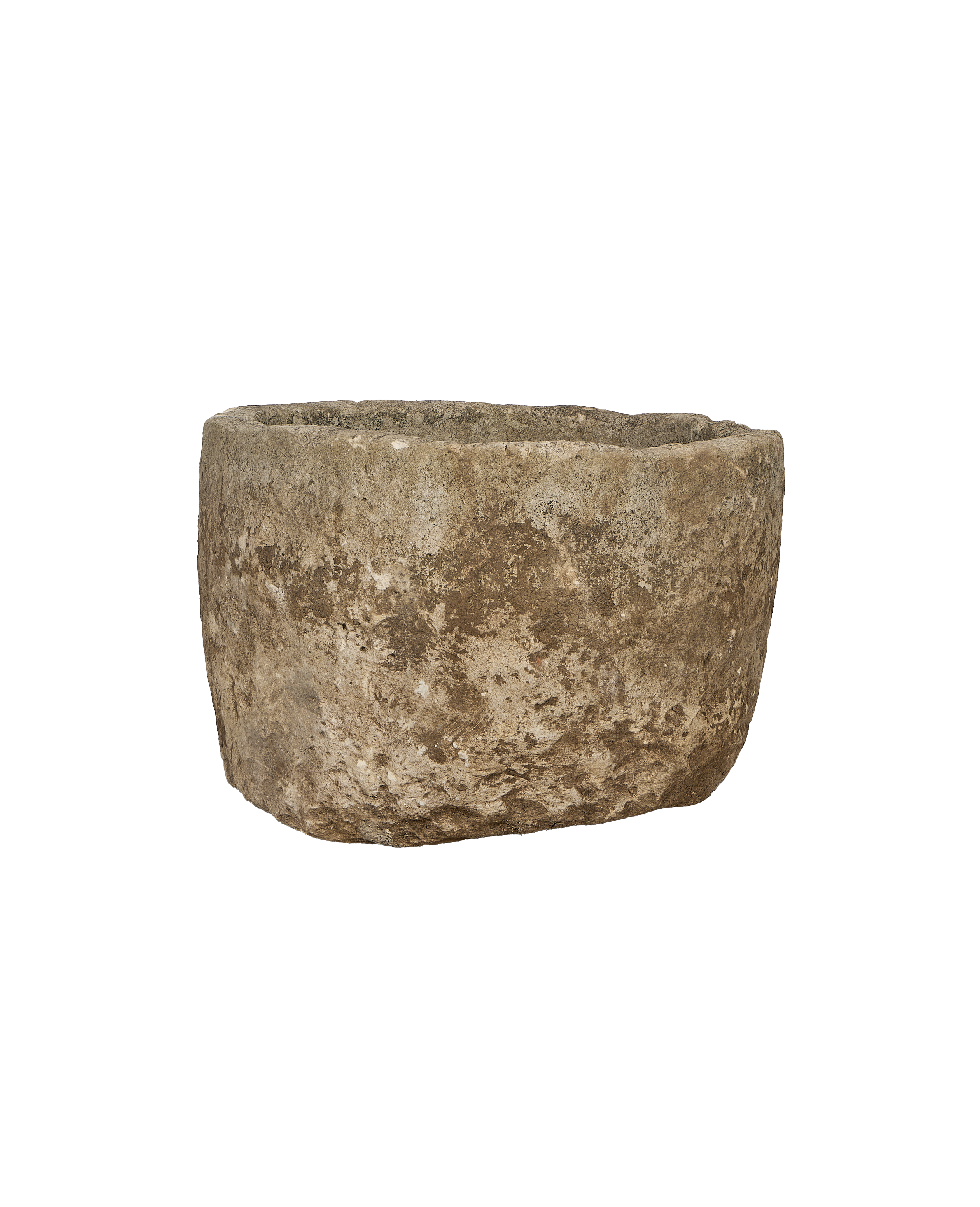 Olive Ateliers - Limestone Trough - Round