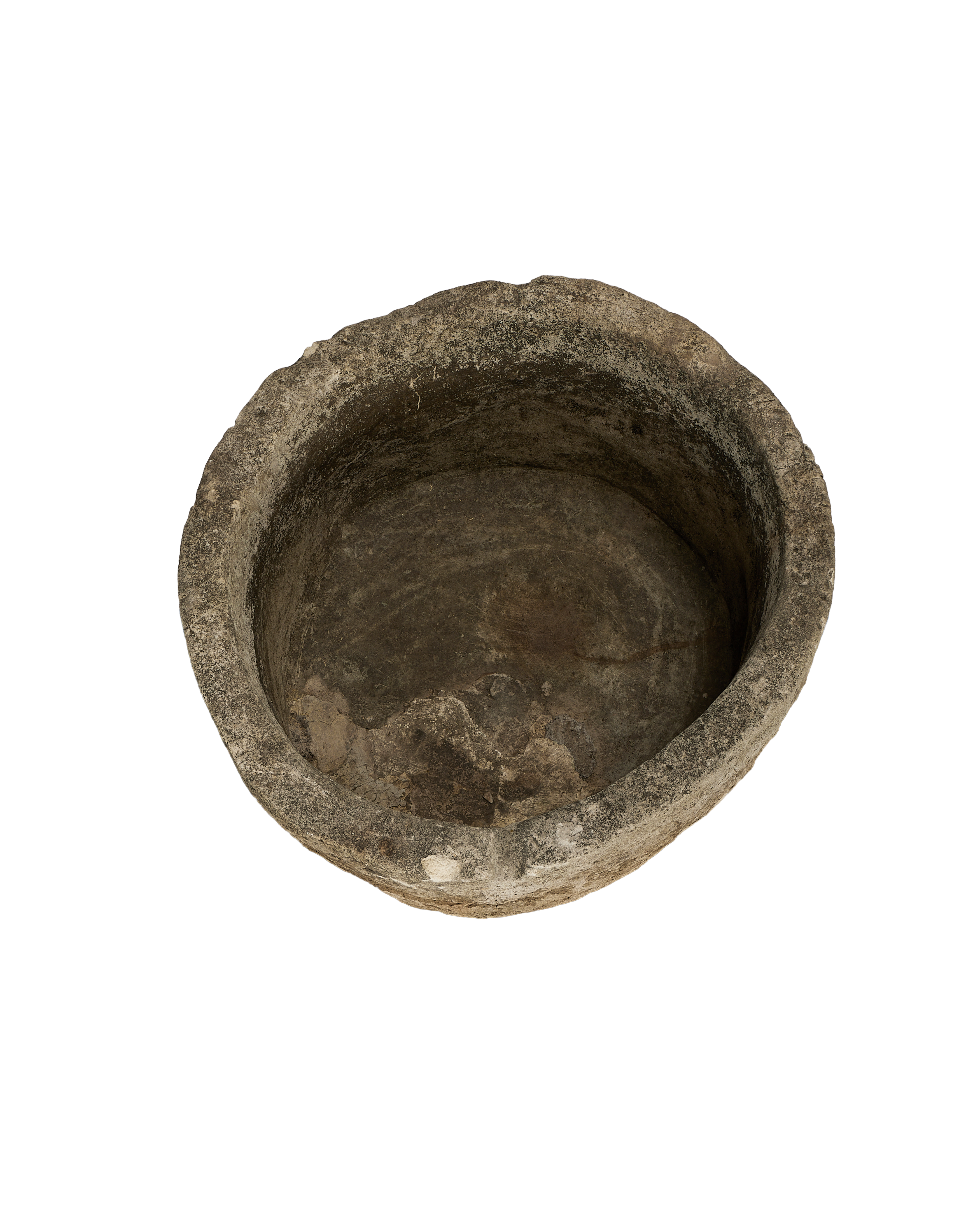 Olive Ateliers - Limestone Trough - Round