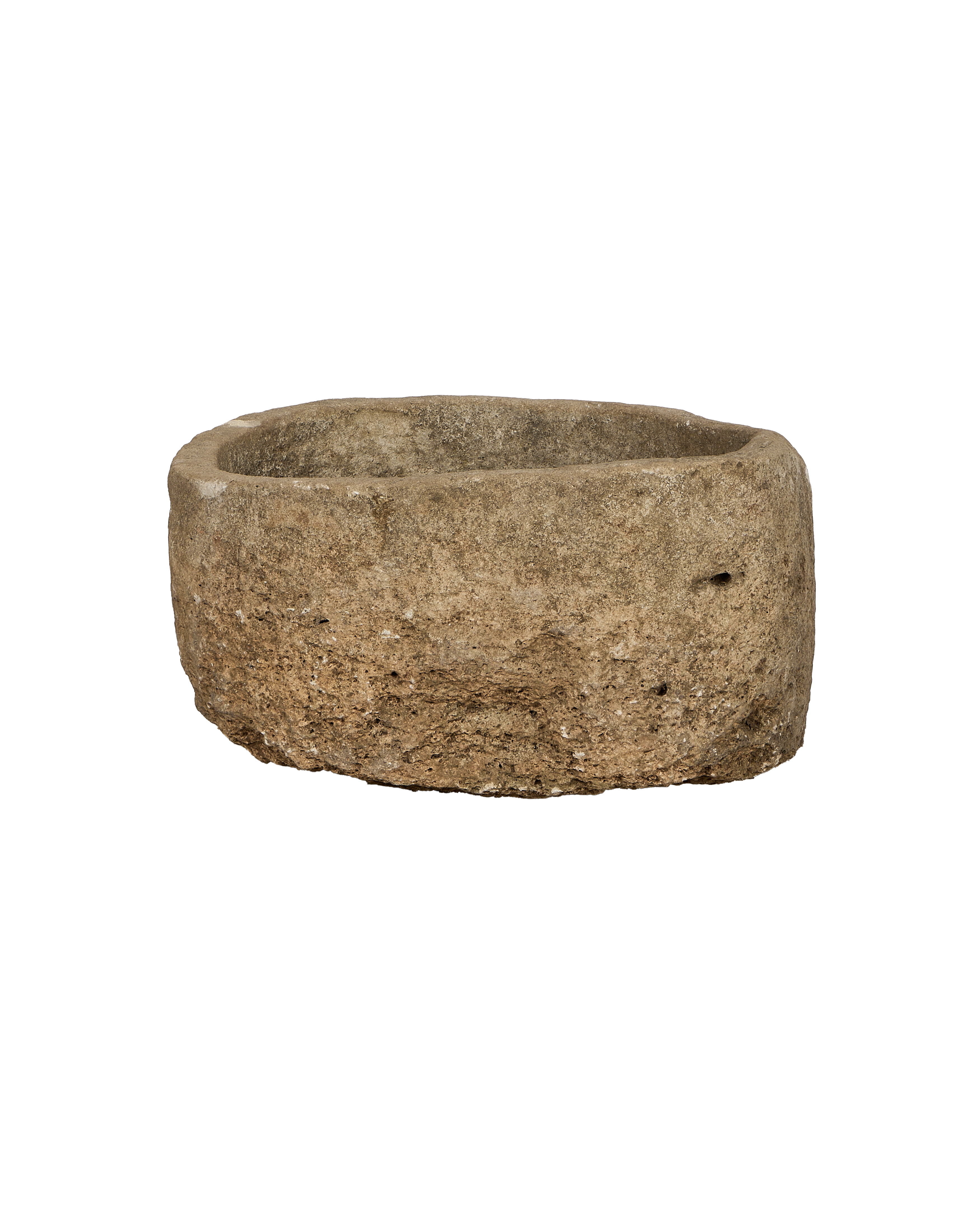 Olive Ateliers - Limestone Trough - Round