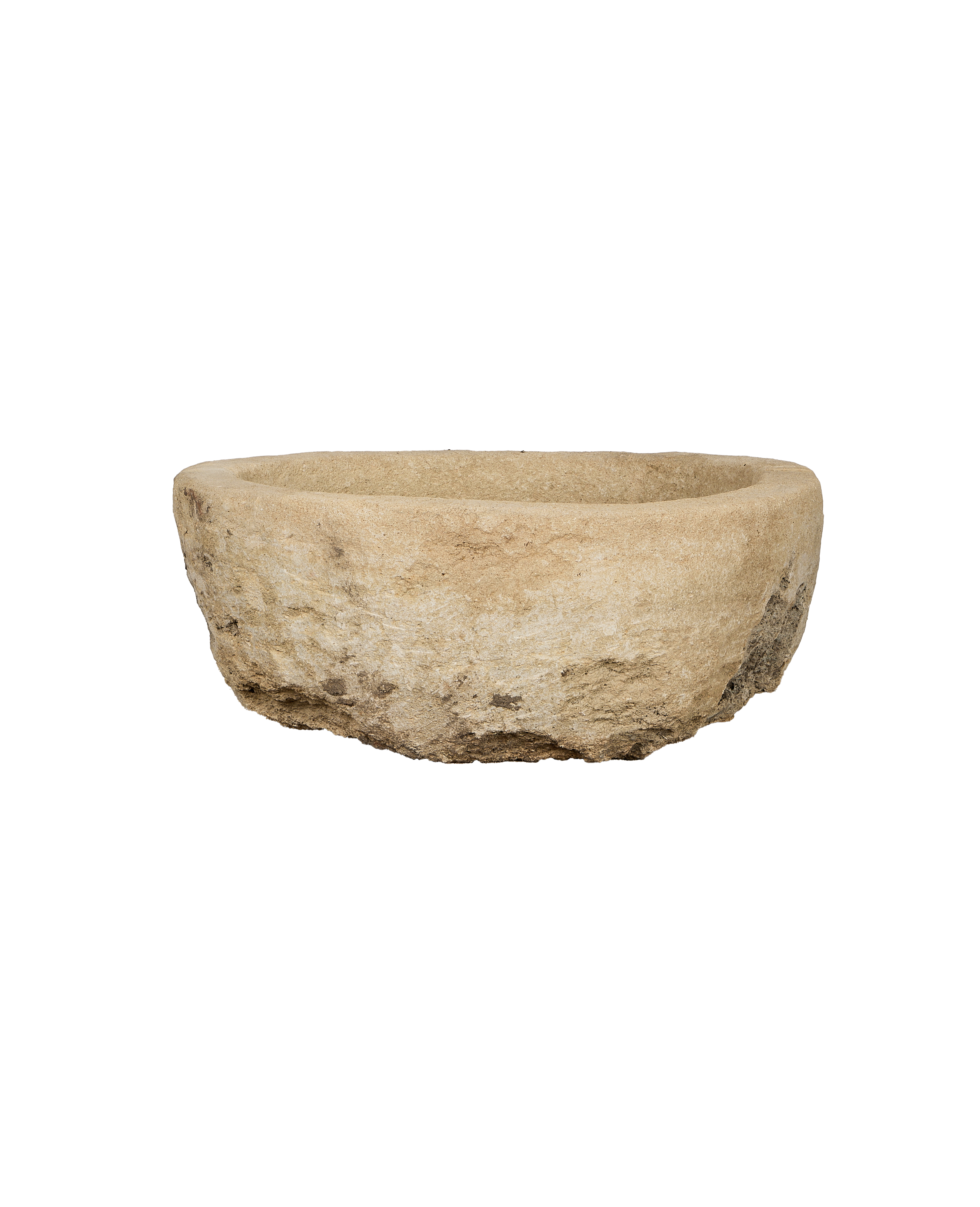 Olive Ateliers - Limestone Trough - Round