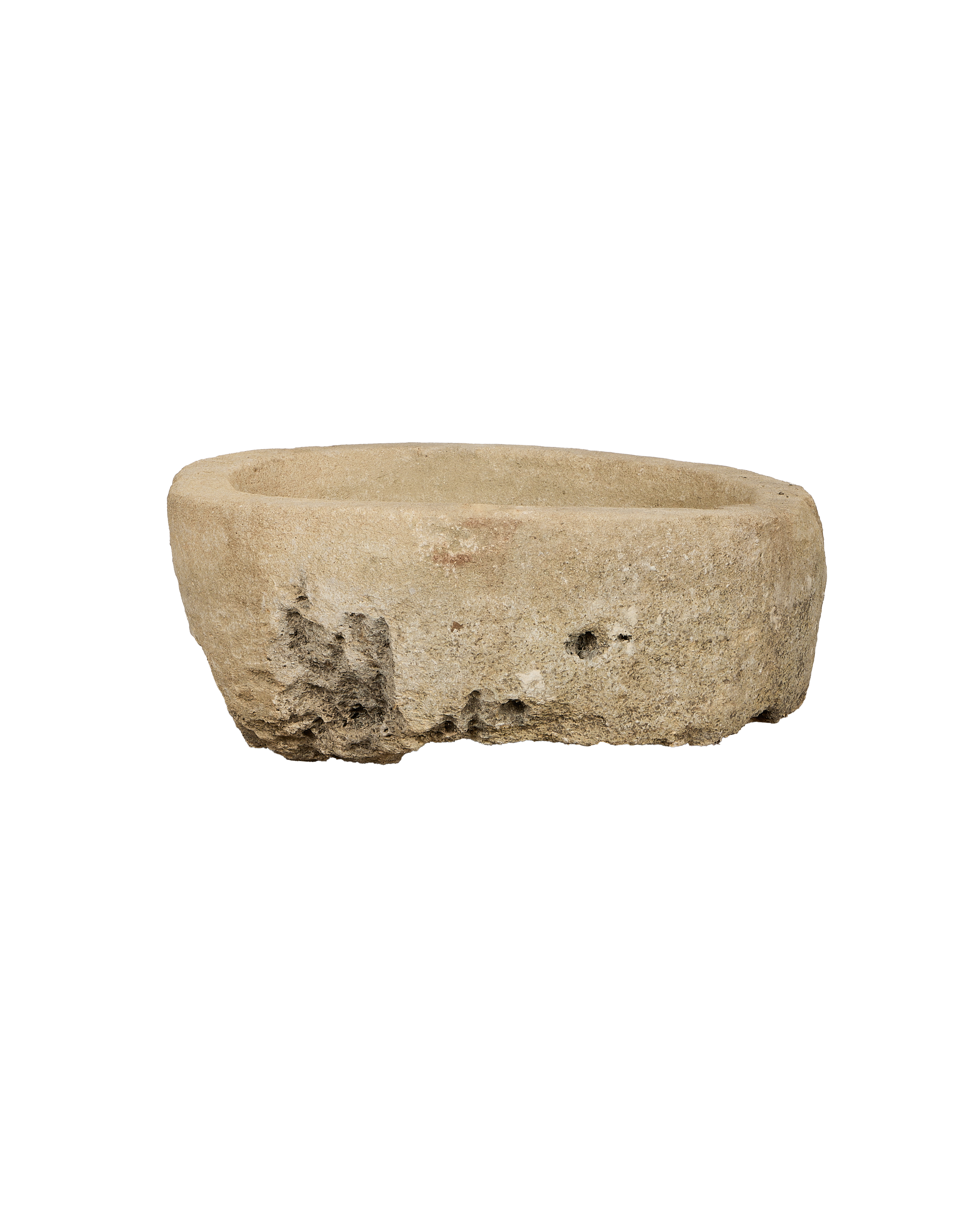 Olive Ateliers - Limestone Trough - Round