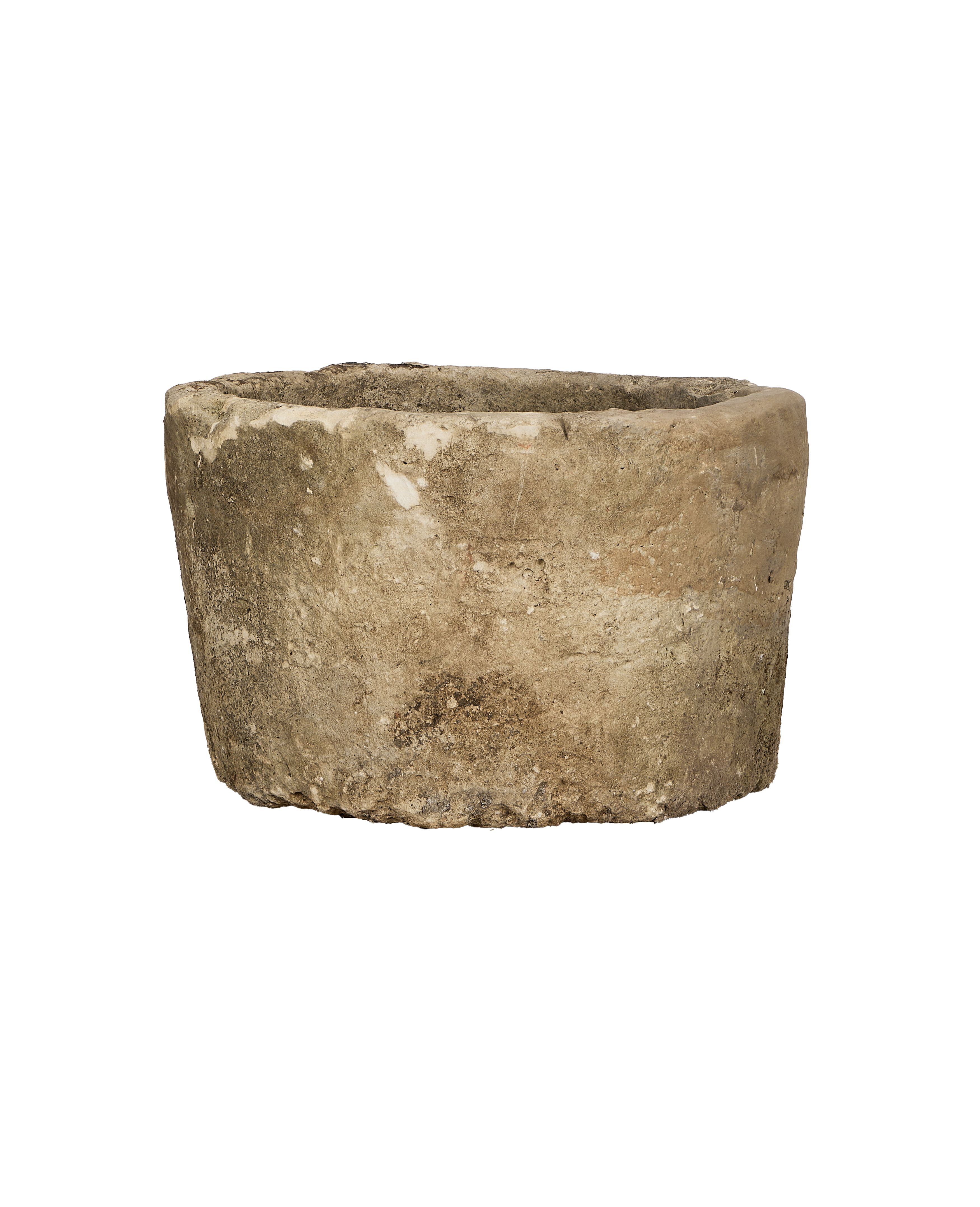 Olive Ateliers - Limestone Trough - Round