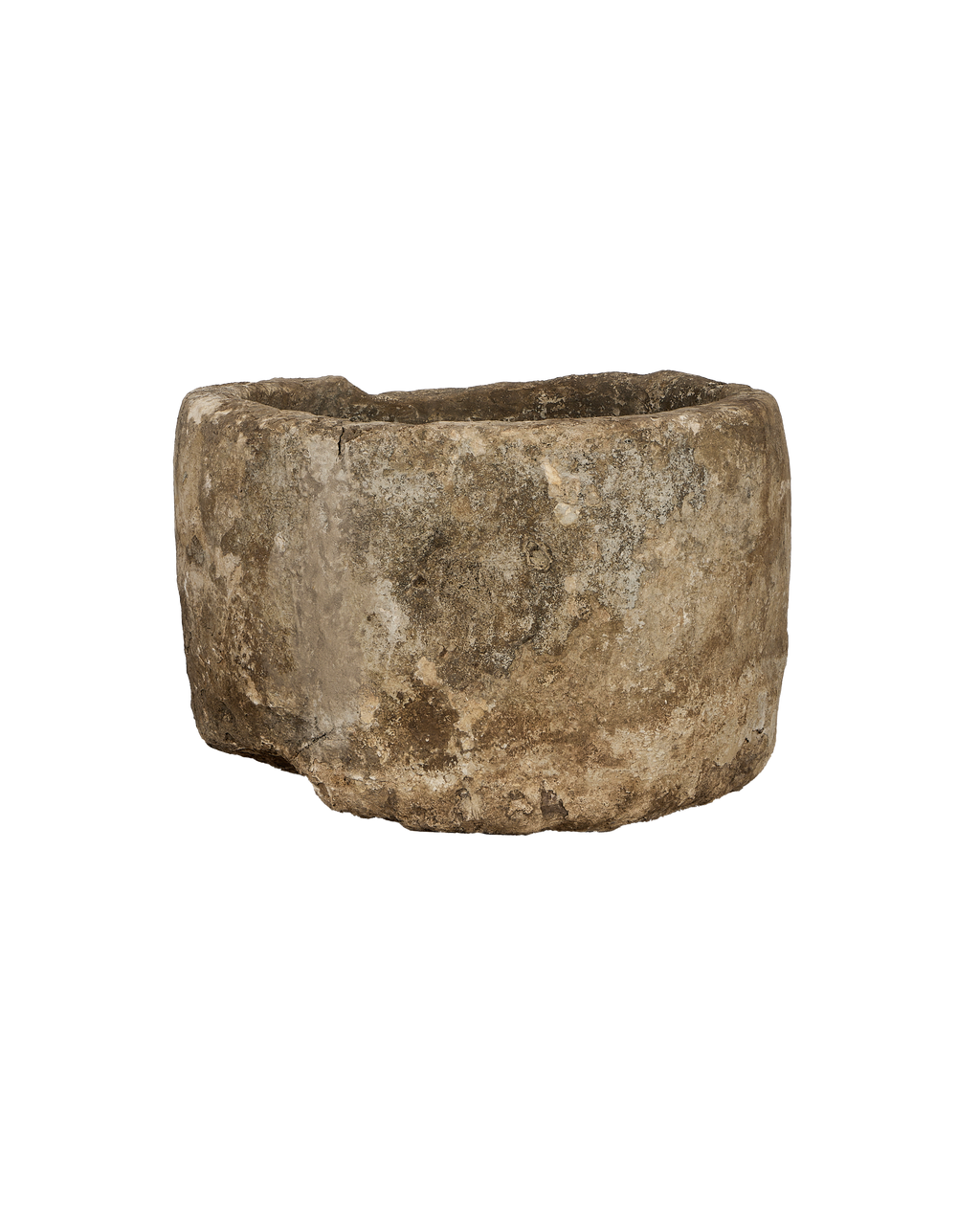Olive Ateliers - Limestone Trough - Round