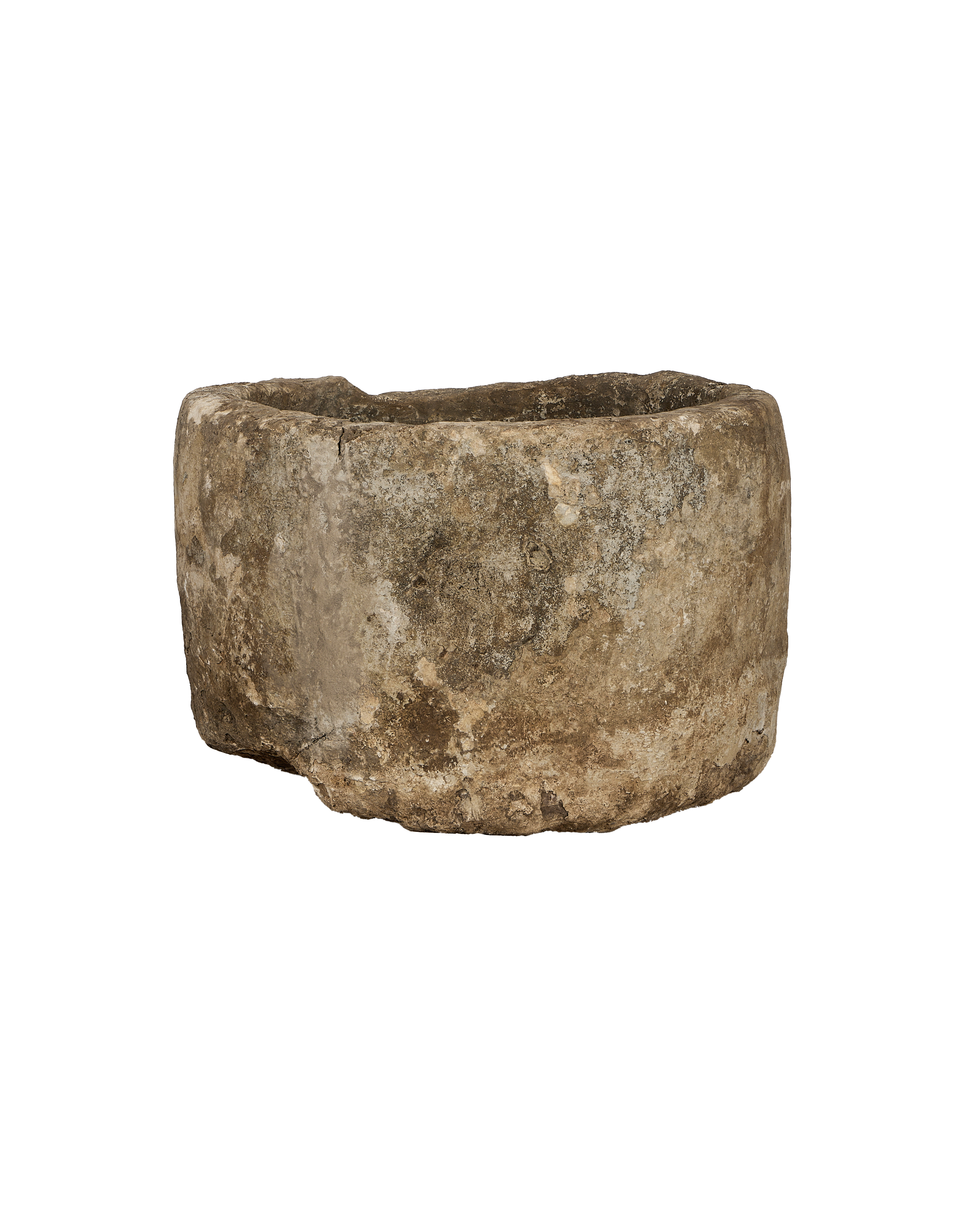 Olive Ateliers - Limestone Trough - Round