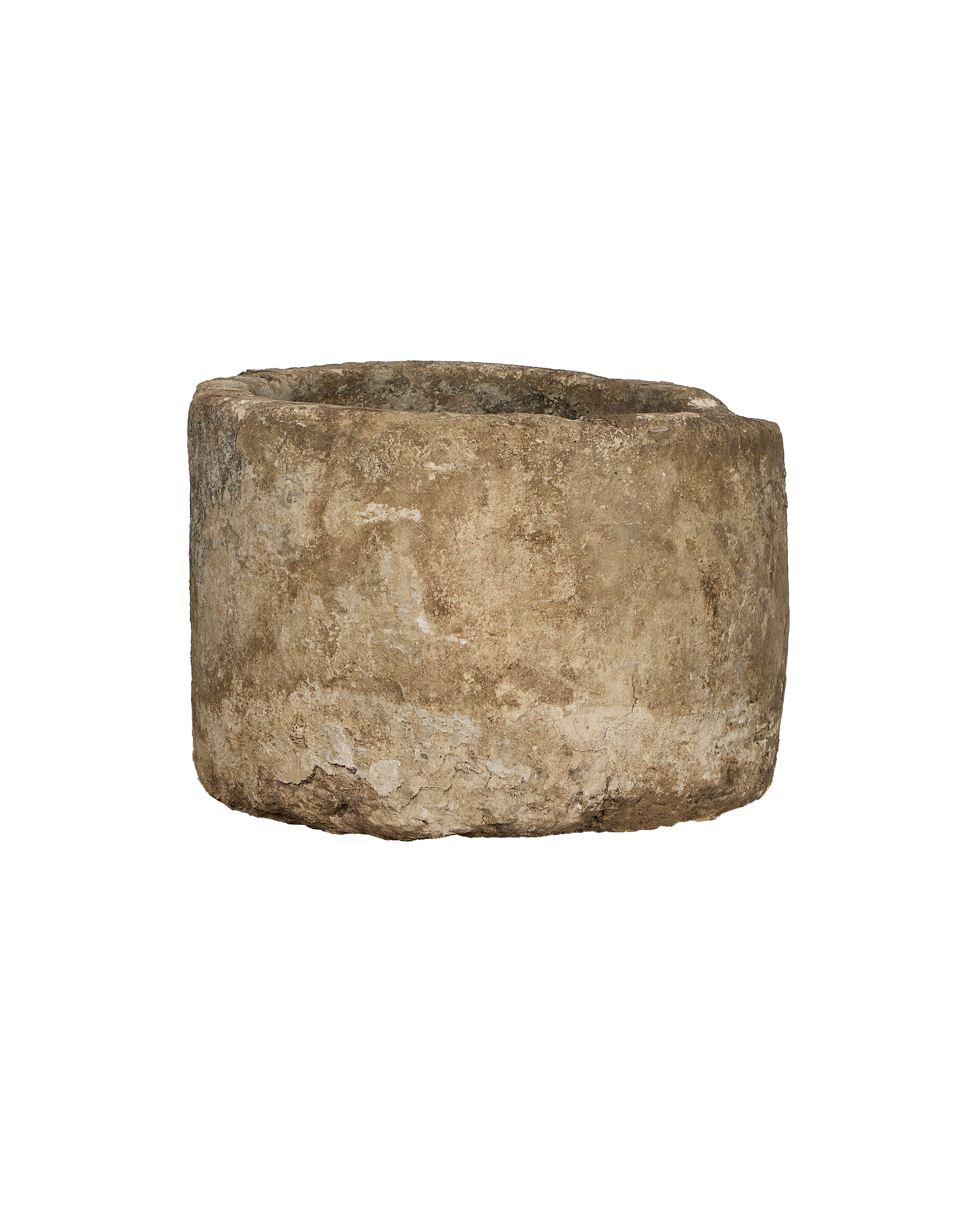 Olive Ateliers - Limestone Trough - Round