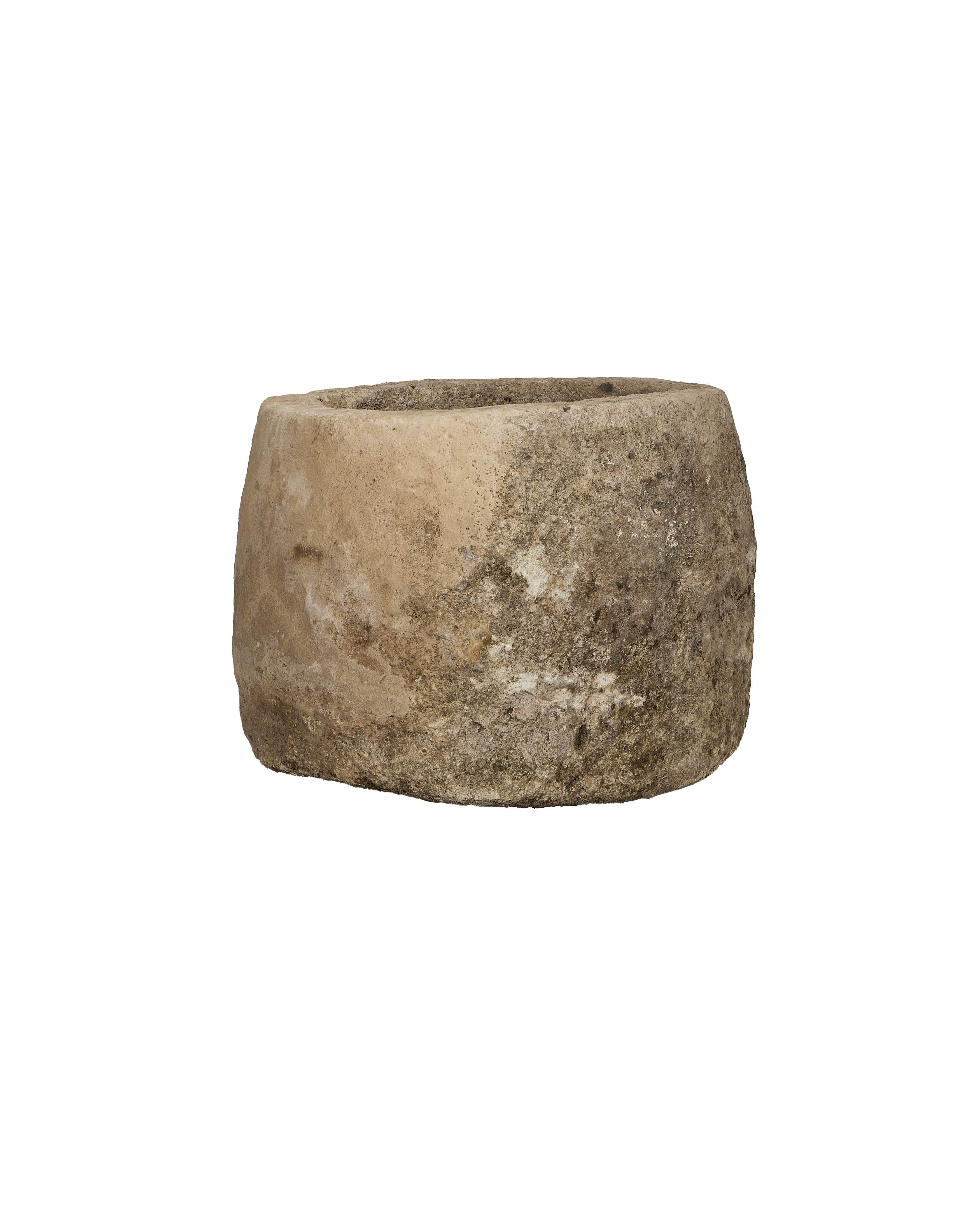 Olive Ateliers - Limestone Trough - Round