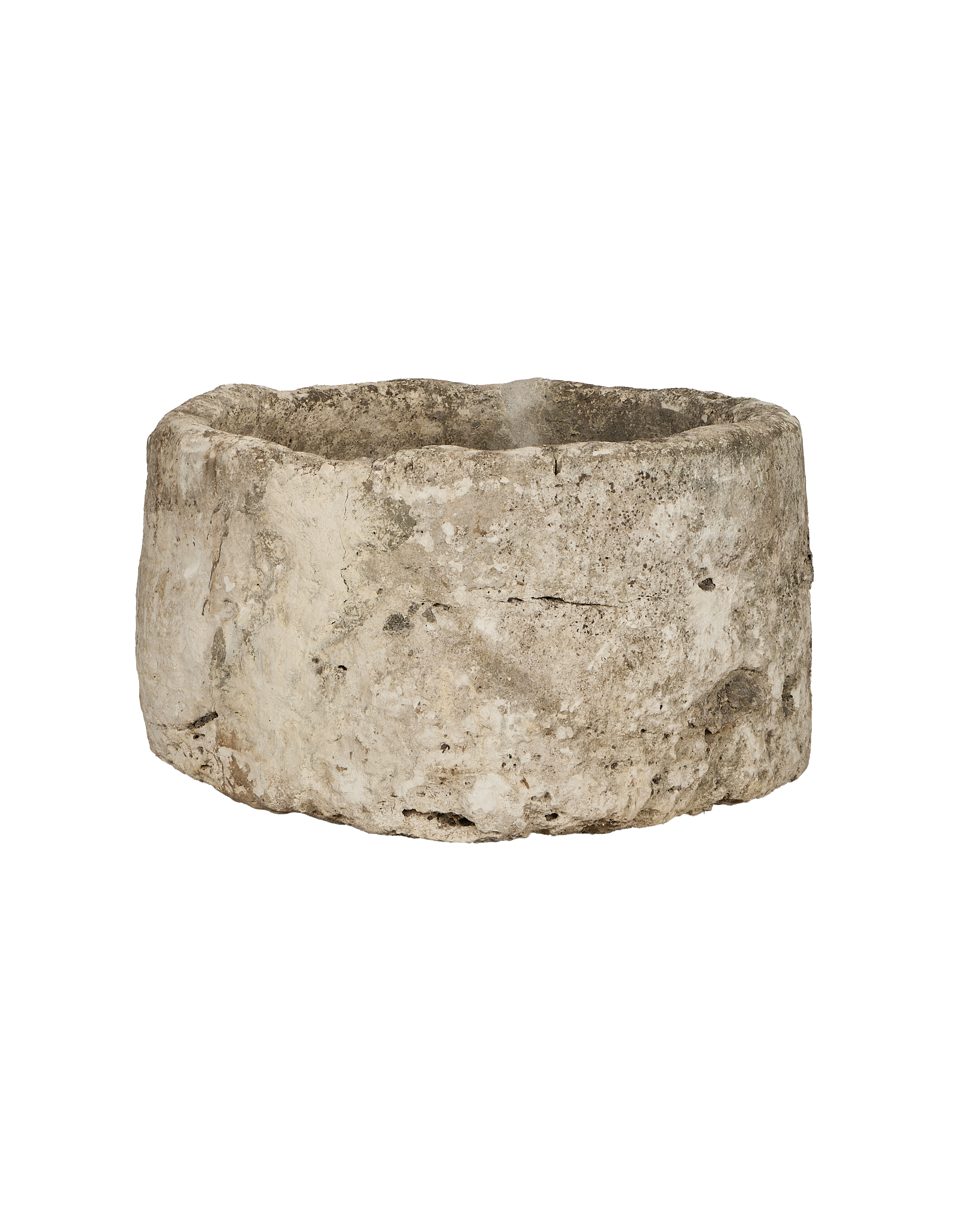 Olive Ateliers - Limestone Trough - Round