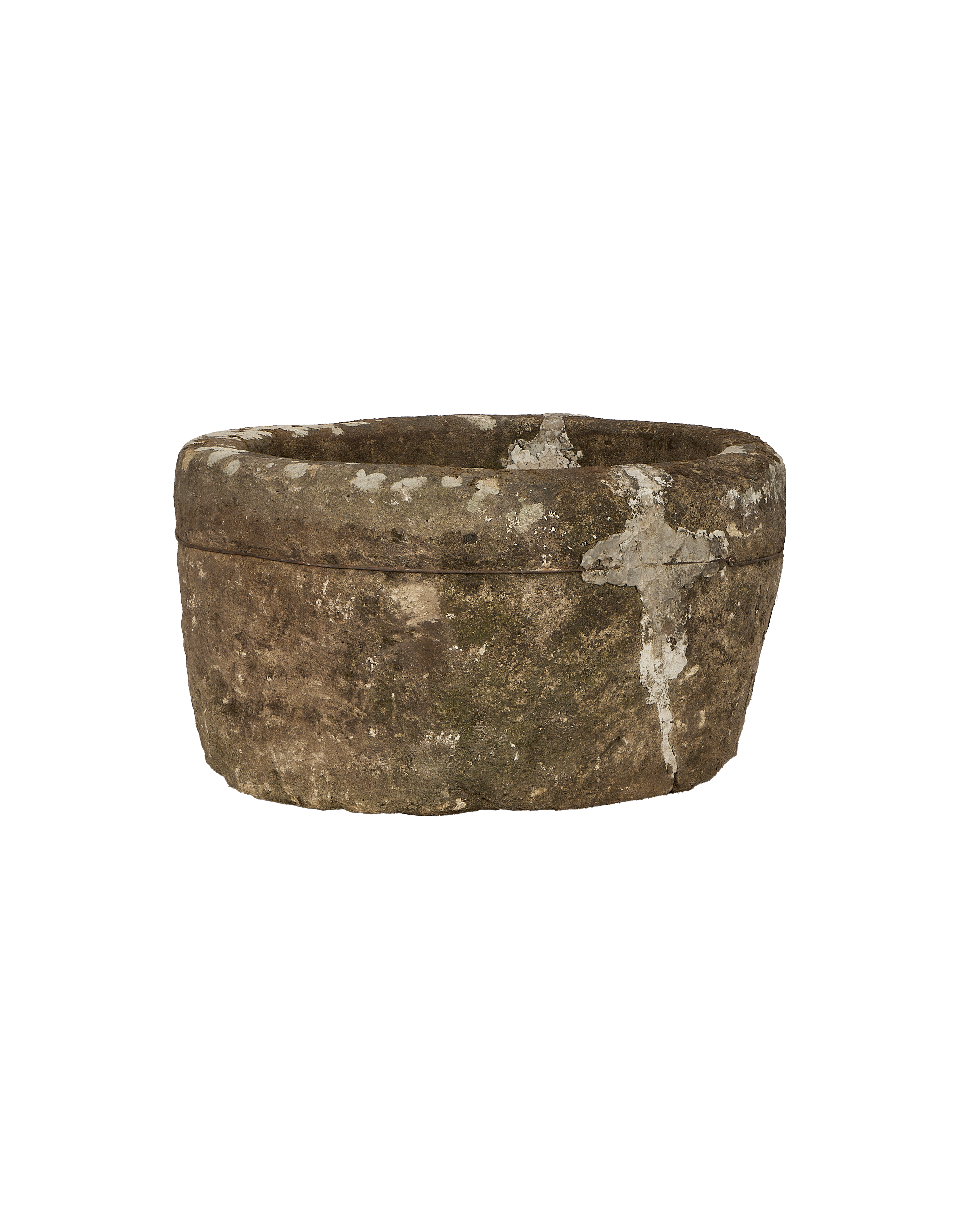 Olive Ateliers - Limestone Trough - Round