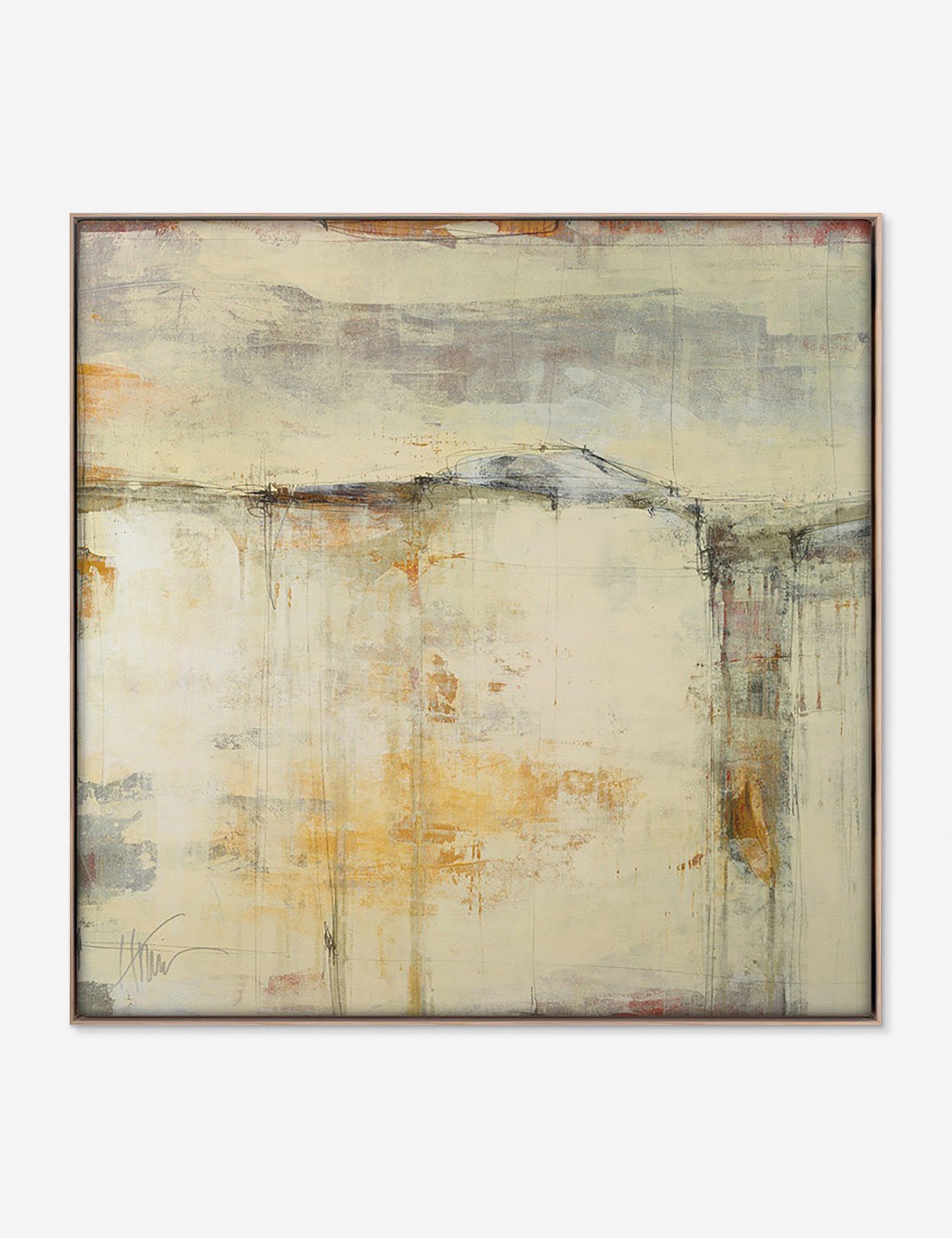 Lulu and Georgia - Creme 2 Print by Maeve Harris