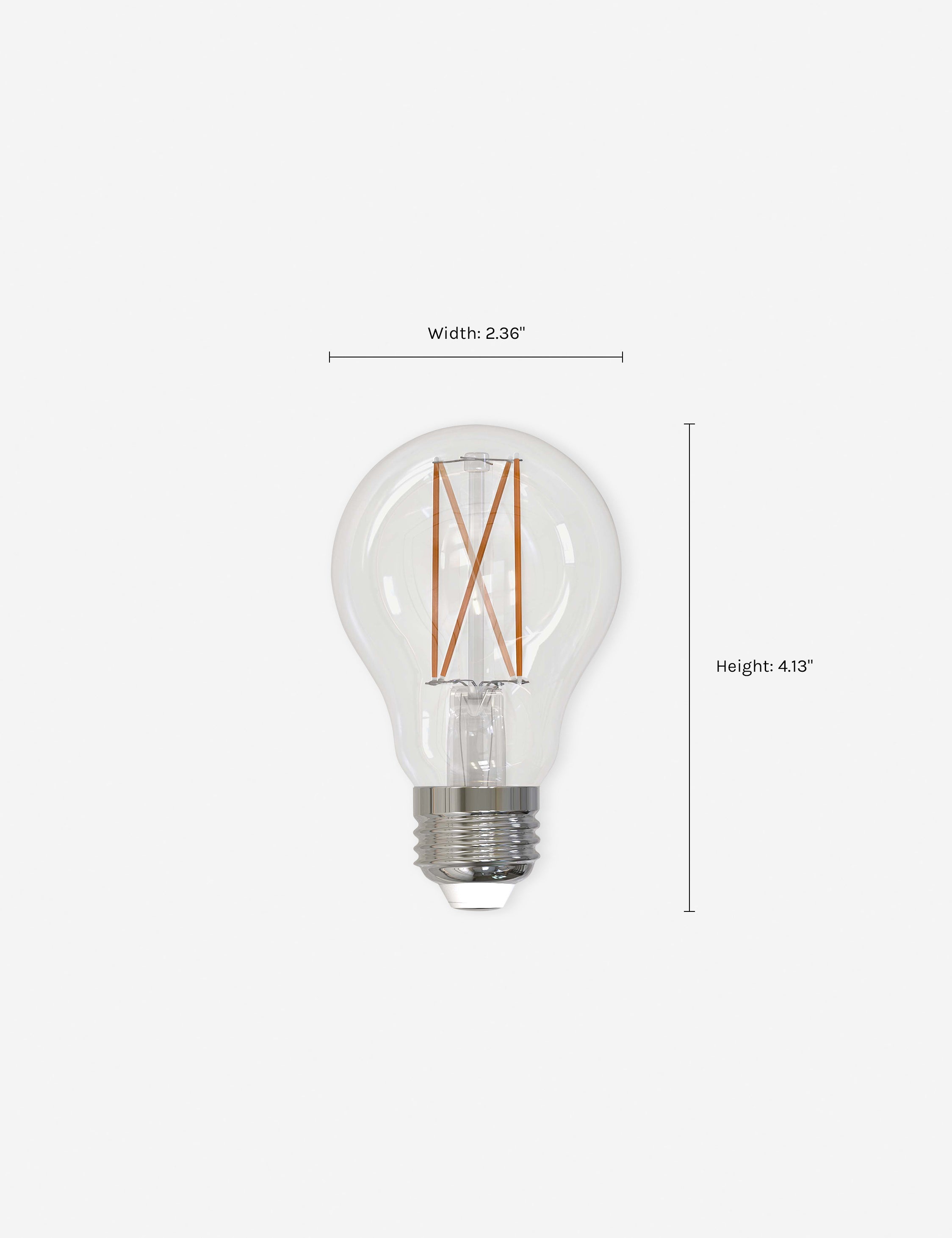 Lulu and Georgia - A19 LED Filament Bulb (Set of 4)