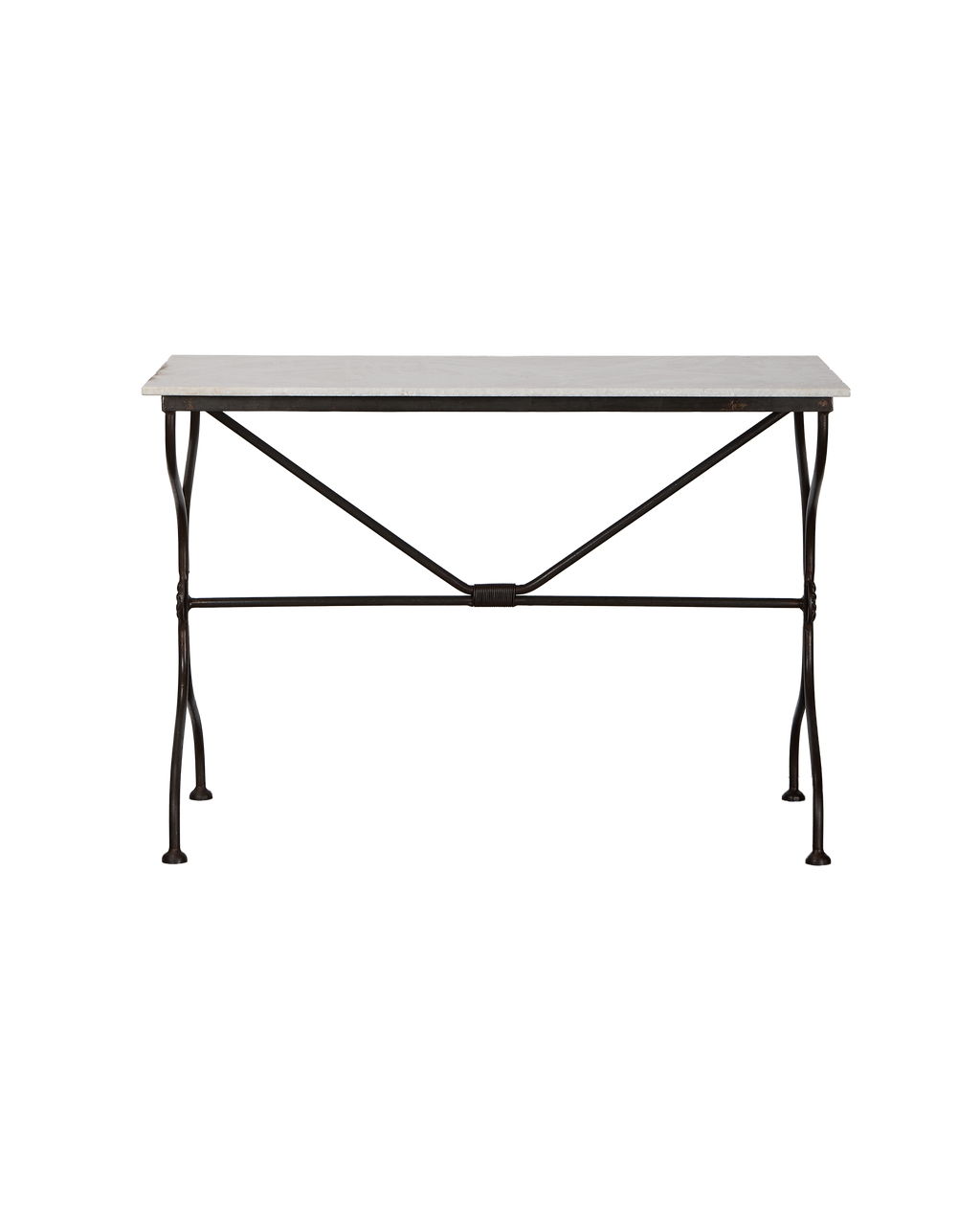 Olive Ateliers - Trellis Marble Bistro Table - Rectangle