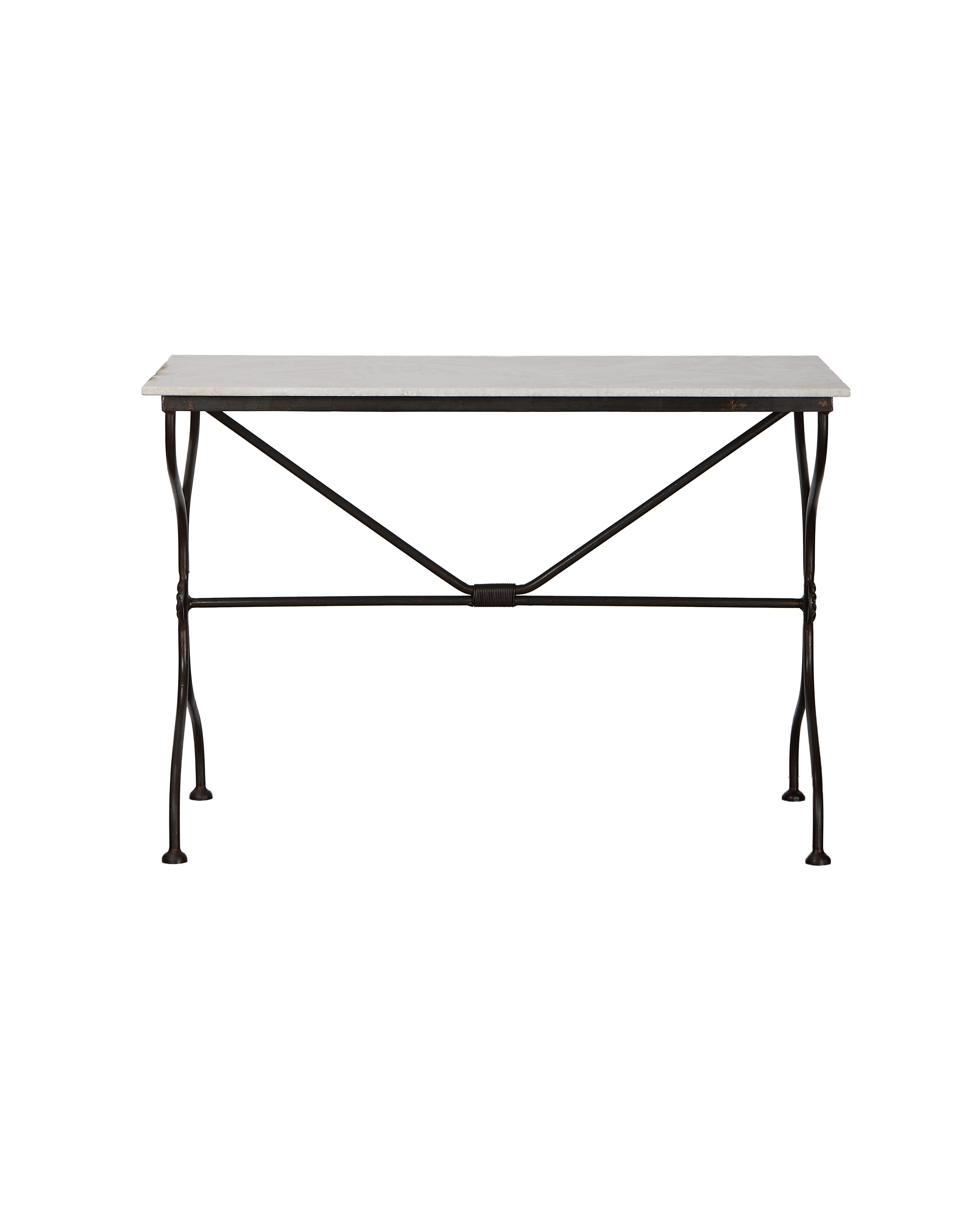 Olive Ateliers - Trellis Marble Bistro Table - Rectangle