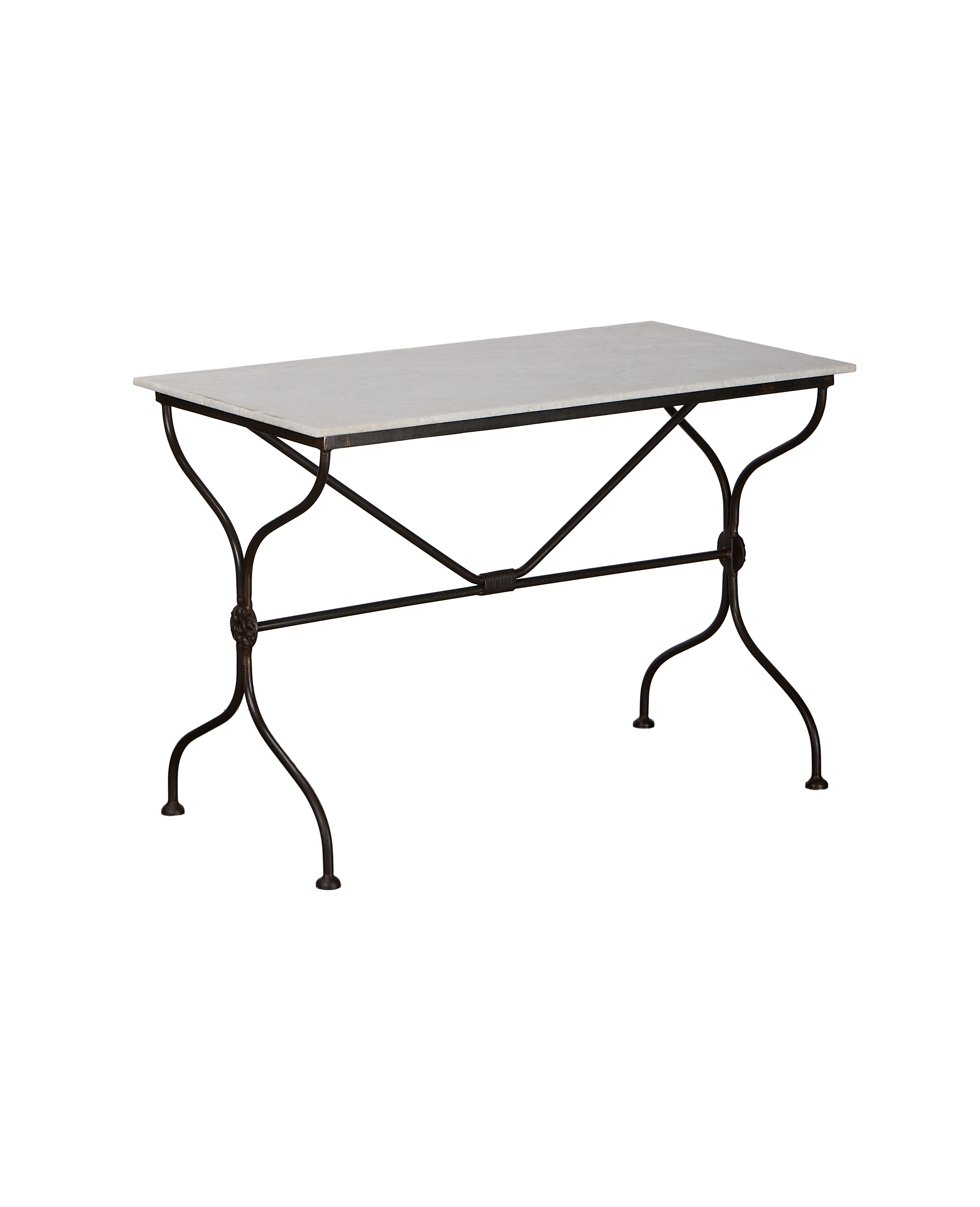 Olive Ateliers - Trellis Marble Bistro Table - Rectangle