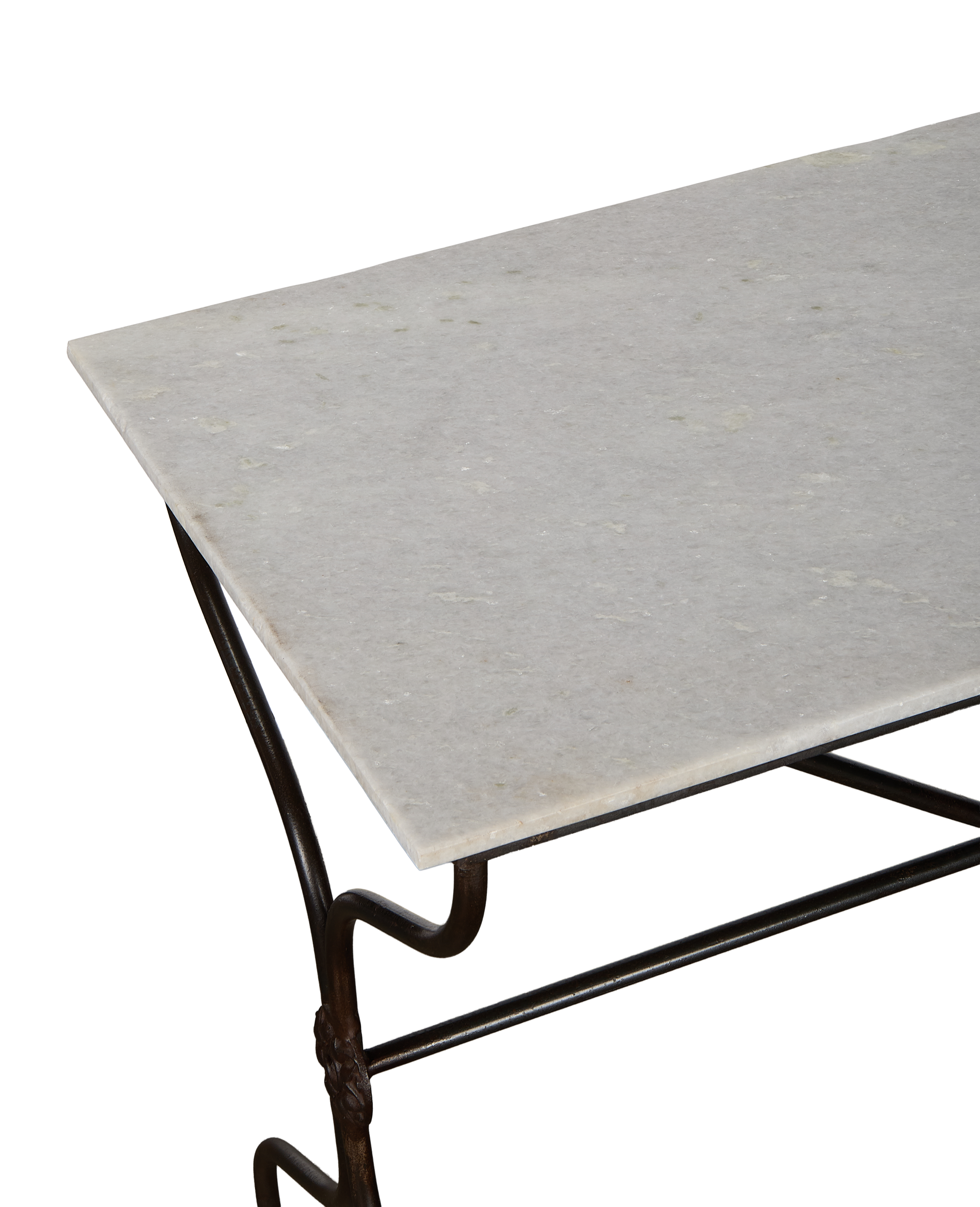 Olive Ateliers - Trellis Marble Bistro Table - Rectangle