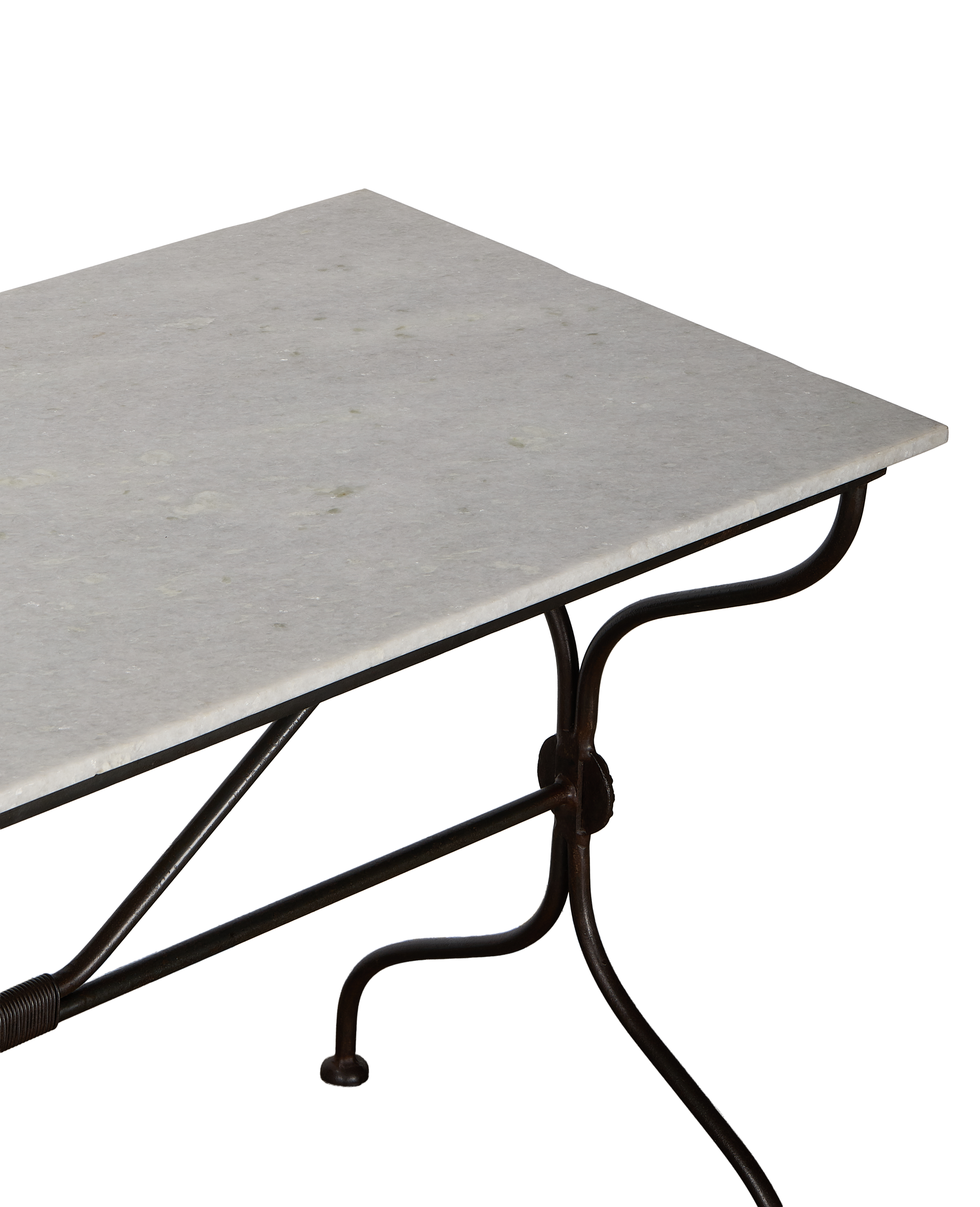 Olive Ateliers - Trellis Marble Bistro Table - Rectangle