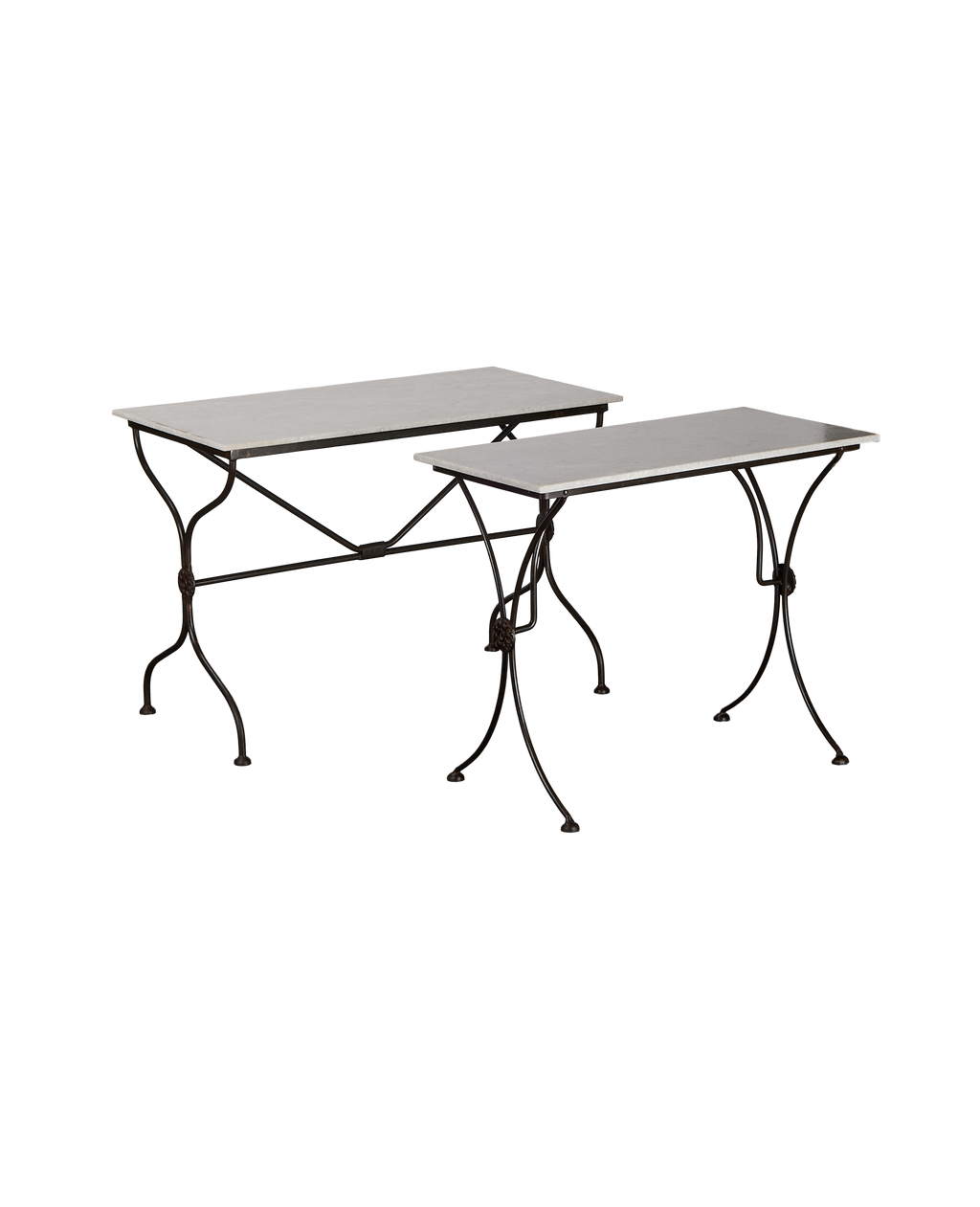 Olive Ateliers - Trellis Marble Bistro Table - Rectangle
