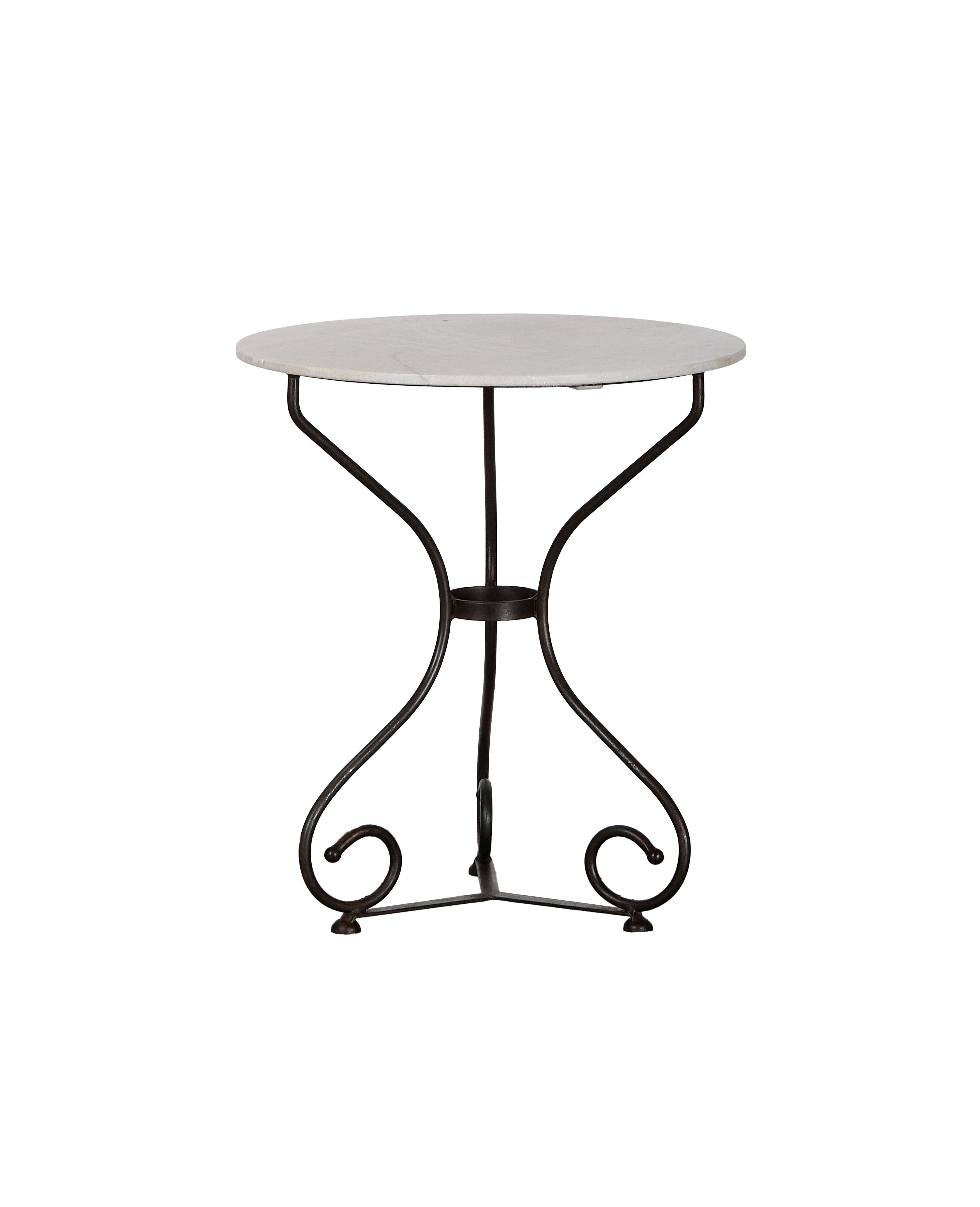 Olive Ateliers - Trellis Marble Bistro Table - Round