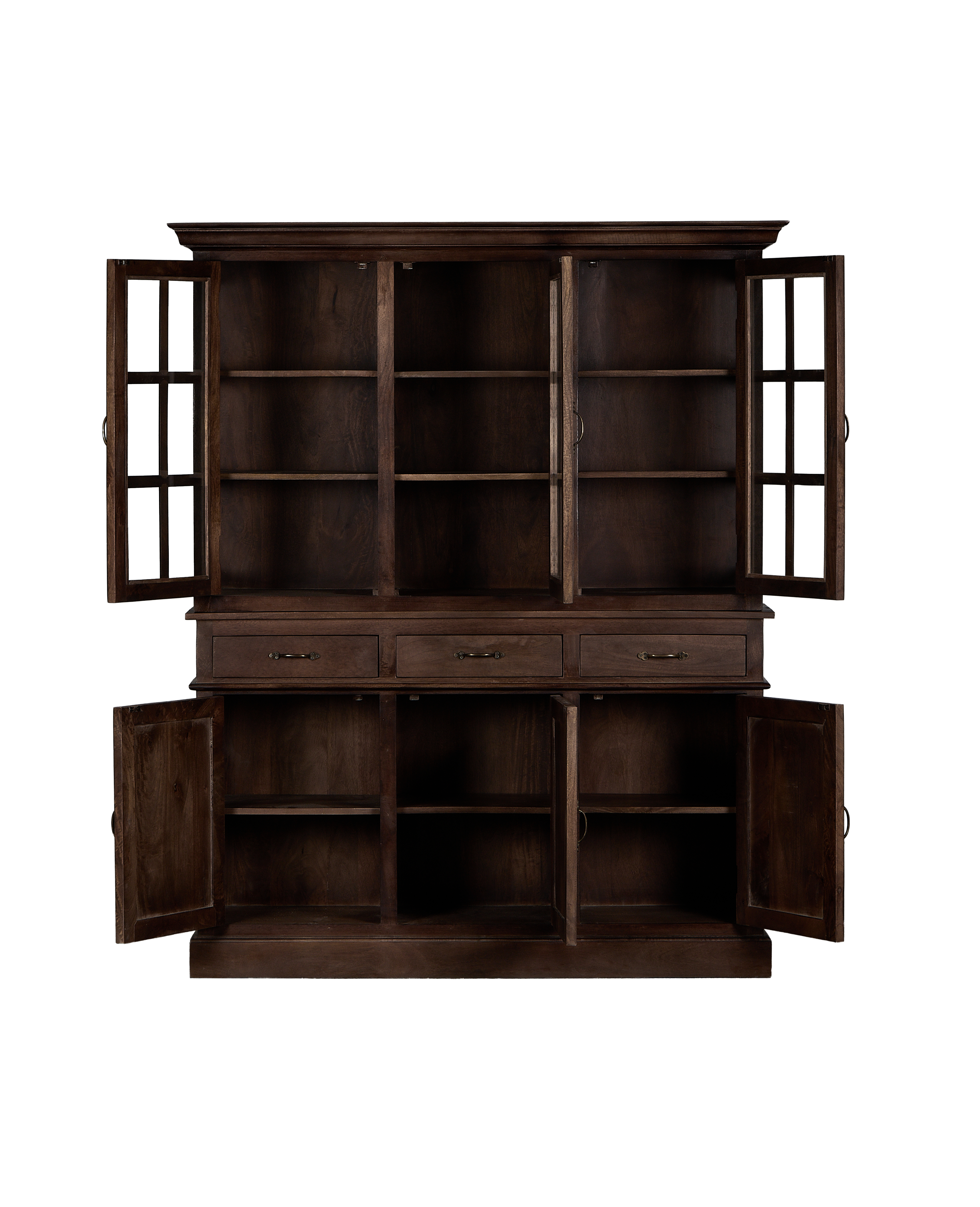 Olive Ateliers - Abbey Two - Piece Display Cabinet