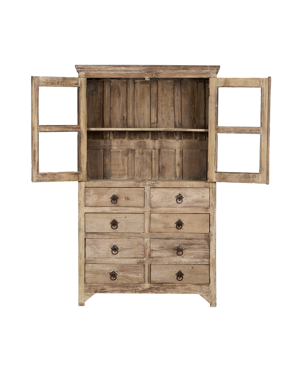 Olive Ateliers - Wood Cabinet - Bleached