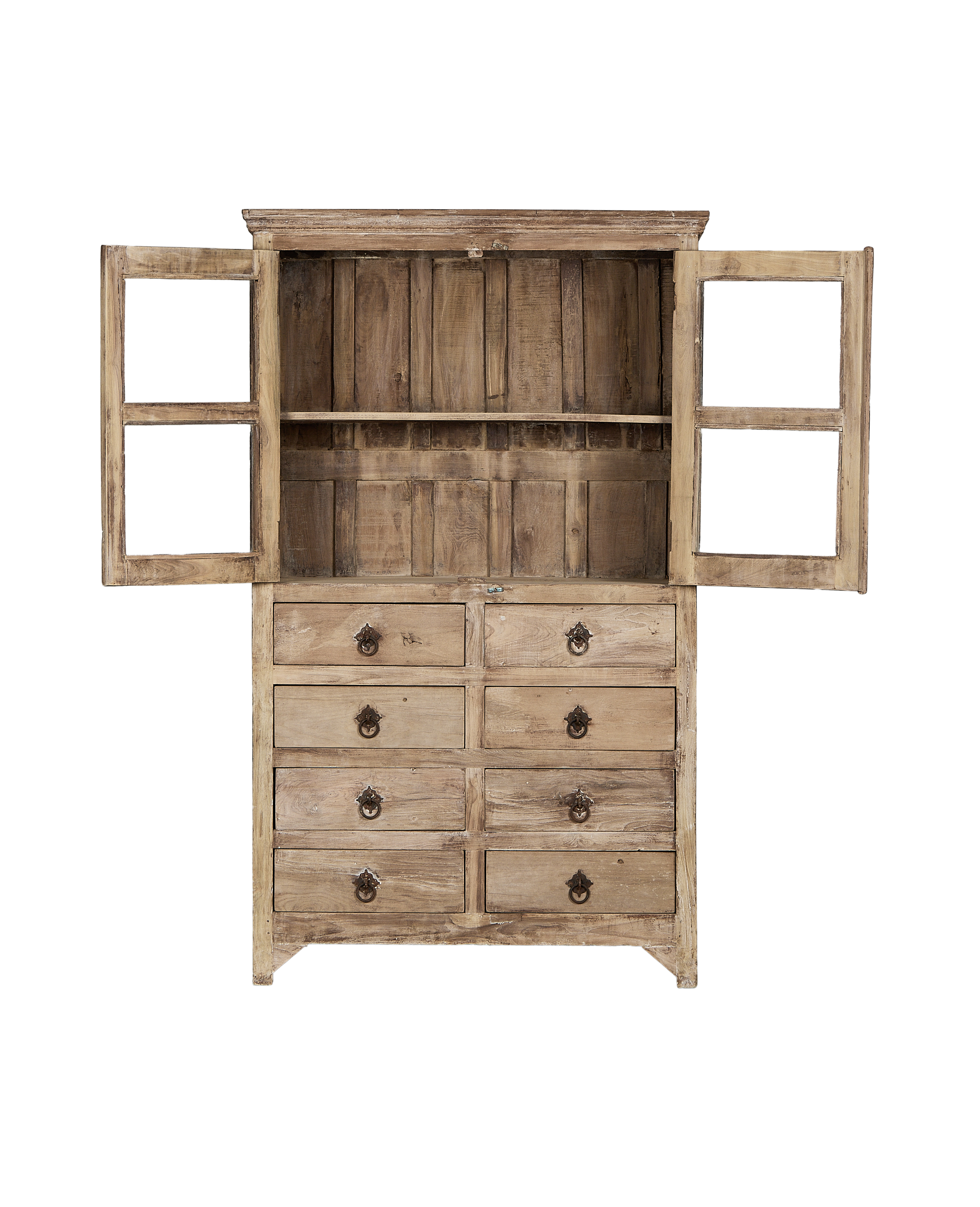 Olive Ateliers - Wood Cabinet - Bleached