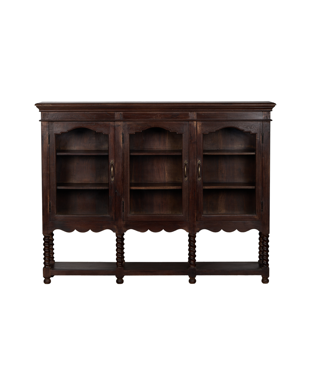 Olive Ateliers - Barley Twist Glazed Sideboard - Stained