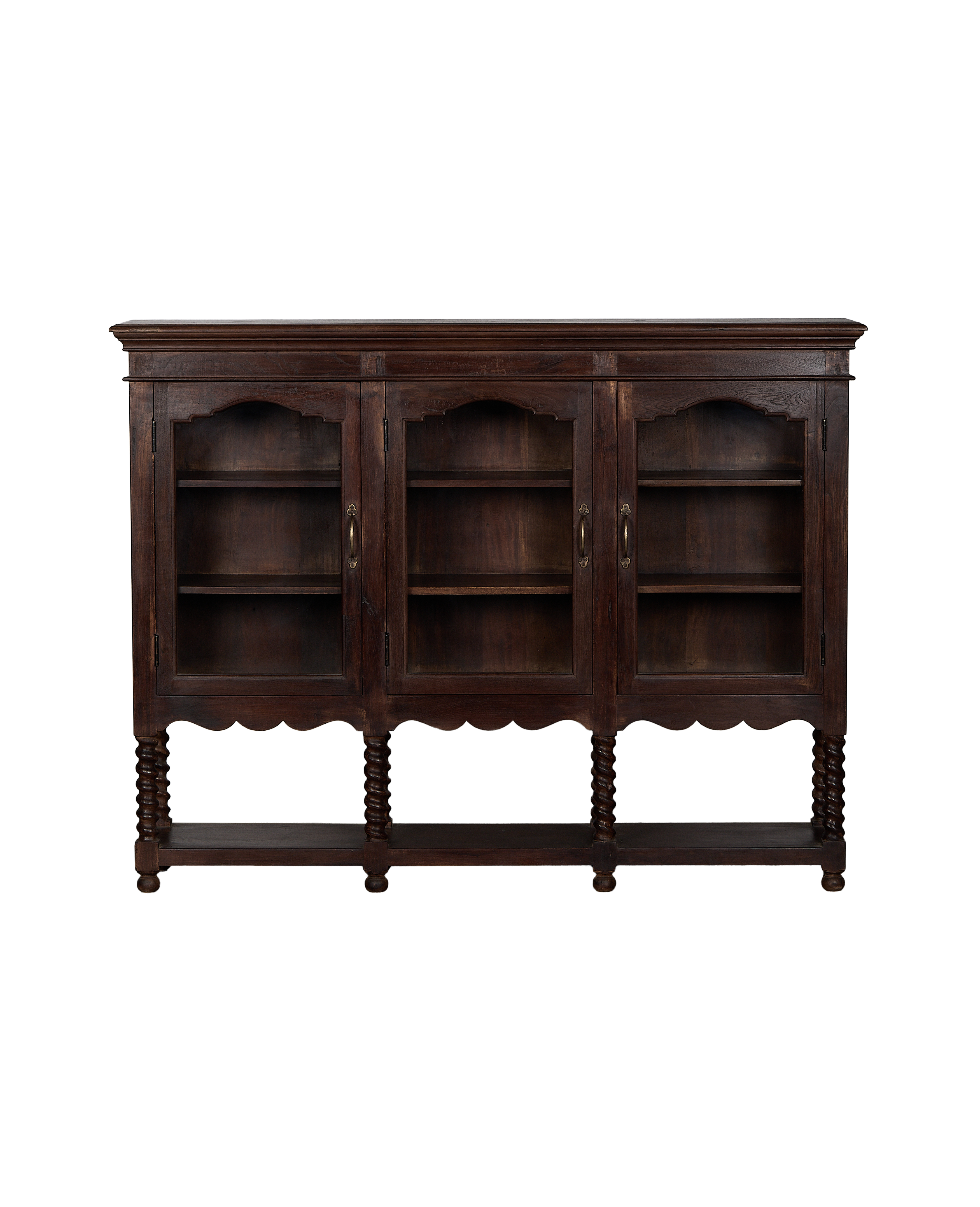 Olive Ateliers - Barley Twist Glazed Sideboard - Stained