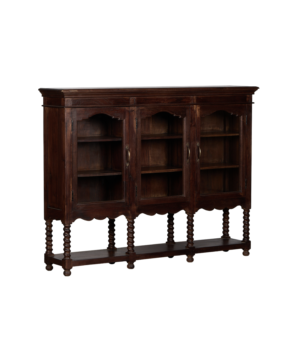 Olive Ateliers - Barley Twist Glazed Sideboard - Stained