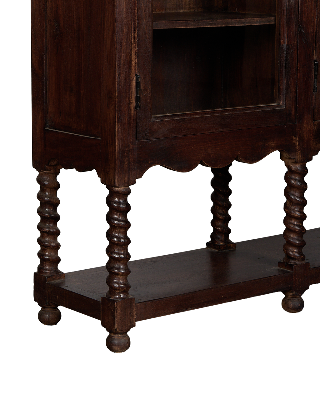 Olive Ateliers - Barley Twist Glazed Sideboard - Stained