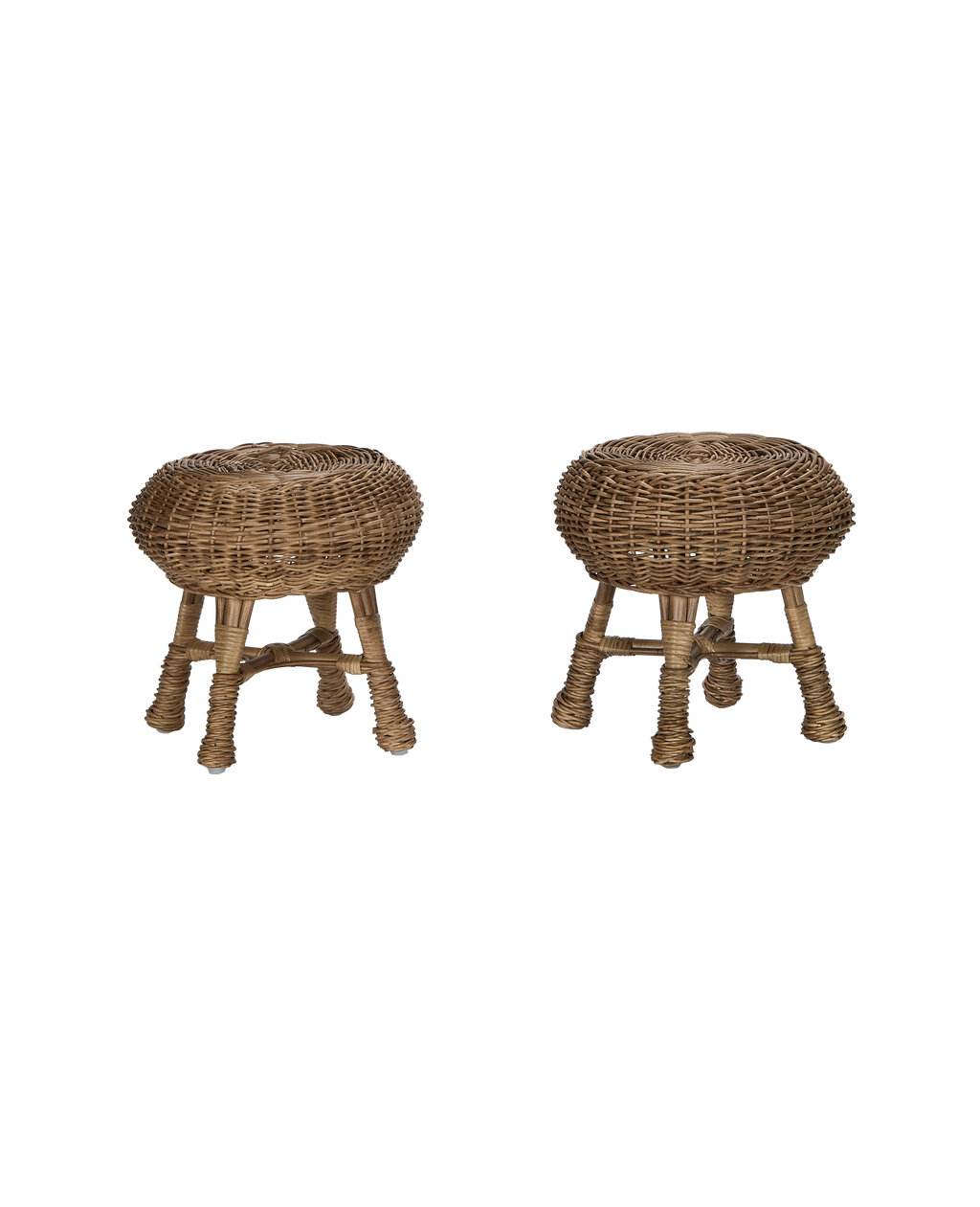 Olive Ateliers - Feet Up Rattan Footstool